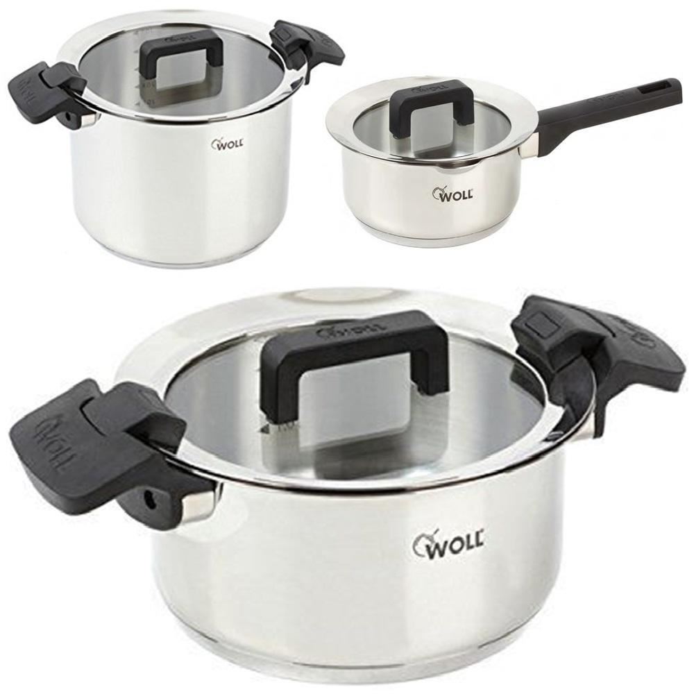 WOLL STAINLESS STEEL INDUCTION SAUCEPAN STOCK POT CASSEROLE STEW DISH