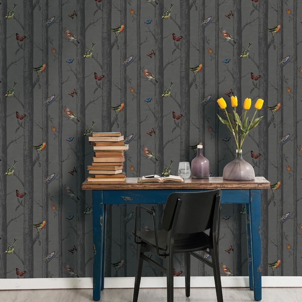 Holden Epping Forest Motif Papier Peint Moderne Oiseau Arbre