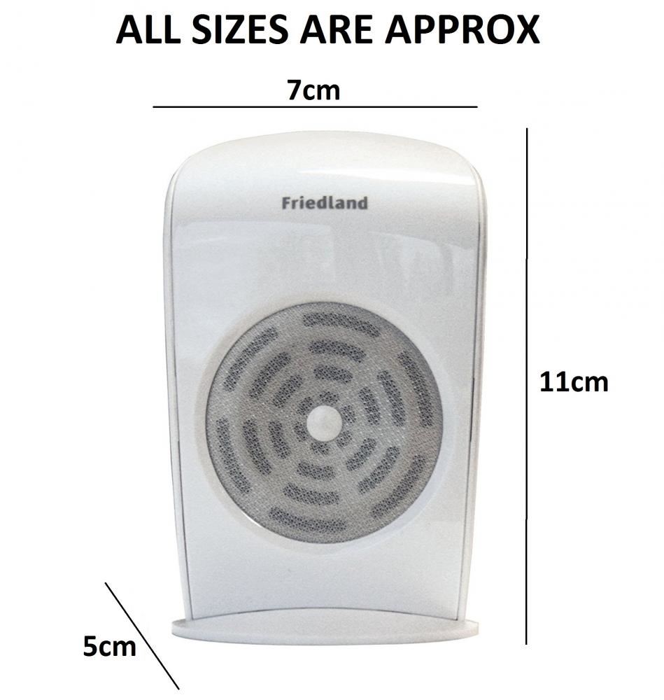 Friedland White Wireless Door Chime Kit doorbell Push Bell Wirefree Set D3003S 5004100956514 eBay