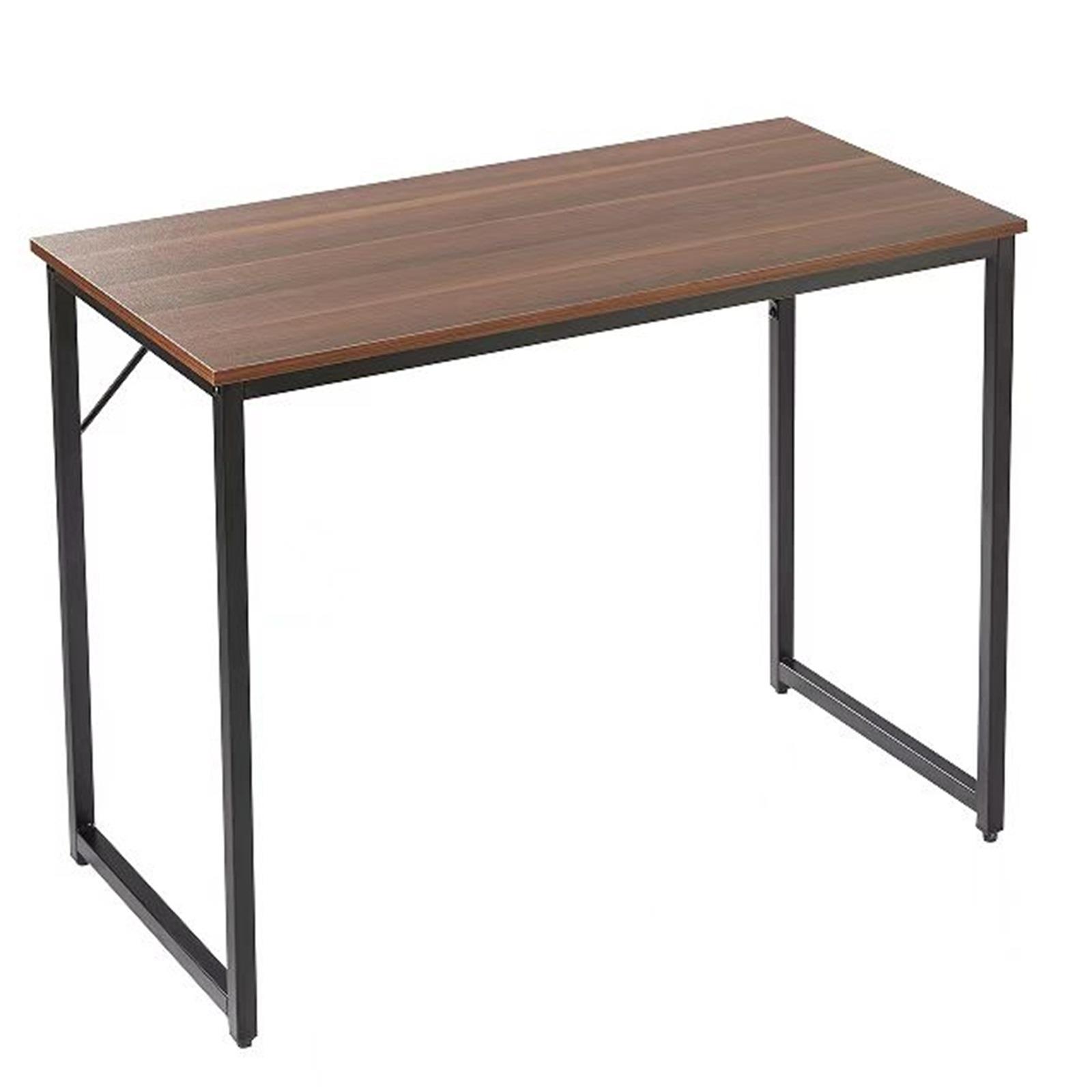 Compact Industrial Computer Desk 39" Small Home Office Writing PC Study