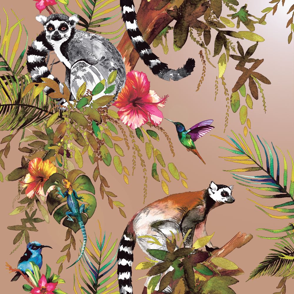 Jungle Forest Animal Wallpaper Leopard Deer Tiger Snake Leopard Zebra Skin Print - Picture 5 of 72