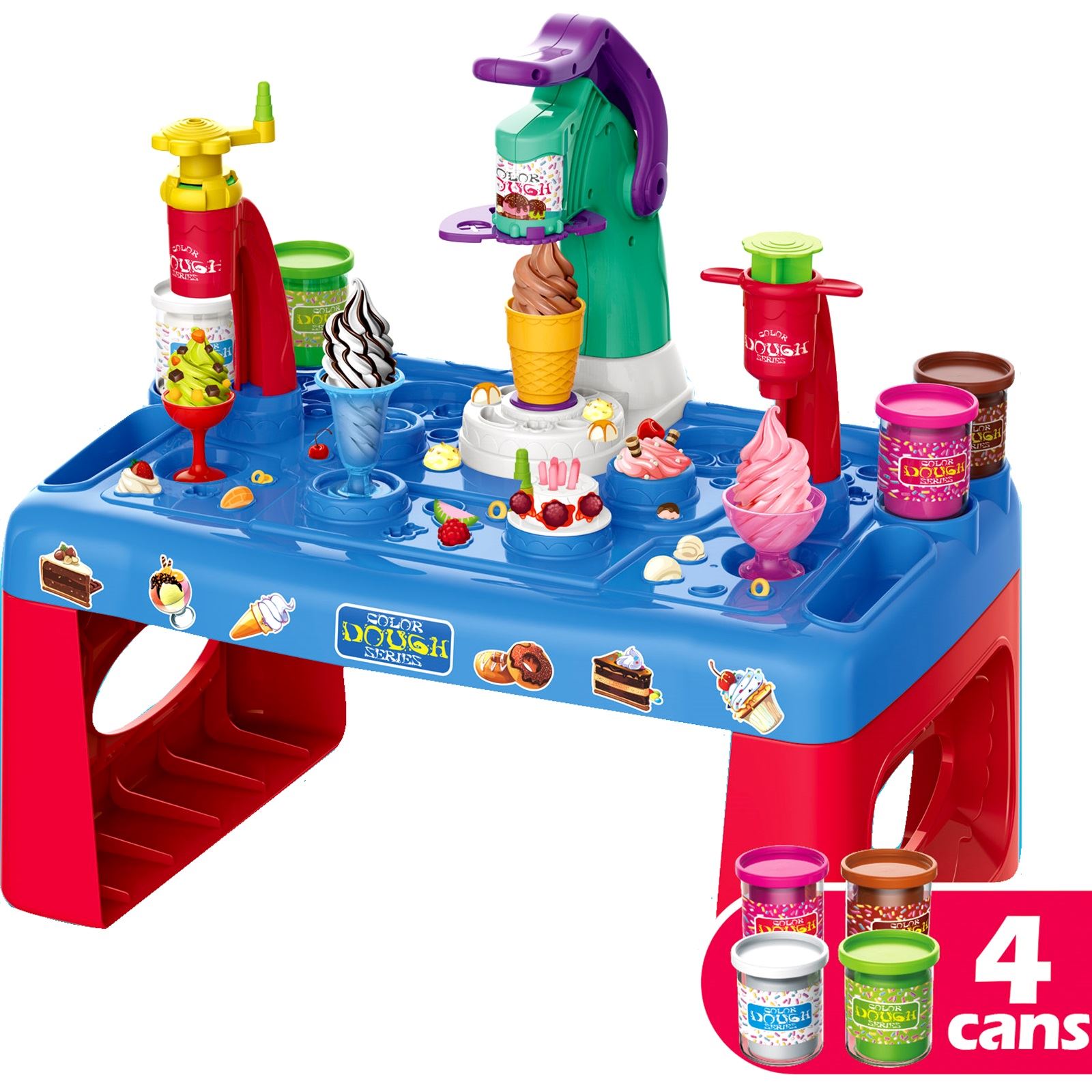 Rexco Play Dough Activity Table Craft Doh Modelling Clay Childrens Kids