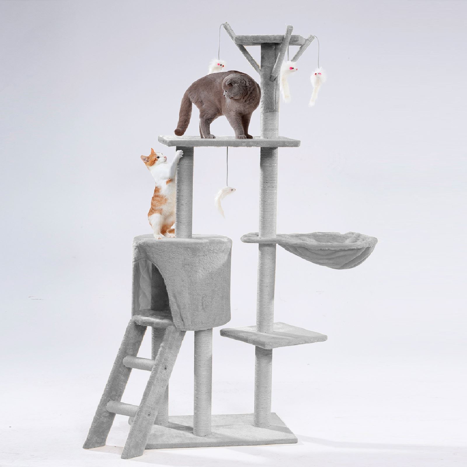 Cat Tree Scratching Climbing Post ladder Jumping Sleeping Pet Kitten
