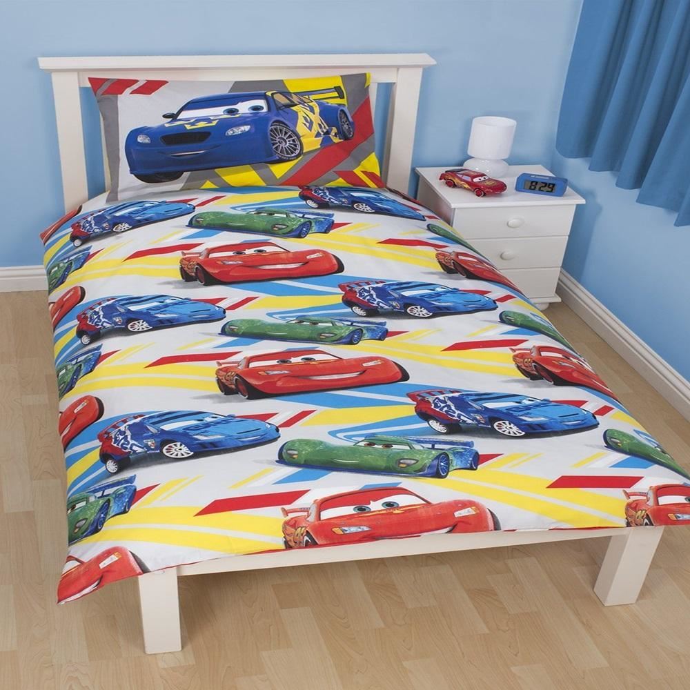 CARTOON CHARACTER SINGLE DUVET SET QUILT COVER KIDS CHILDRENS