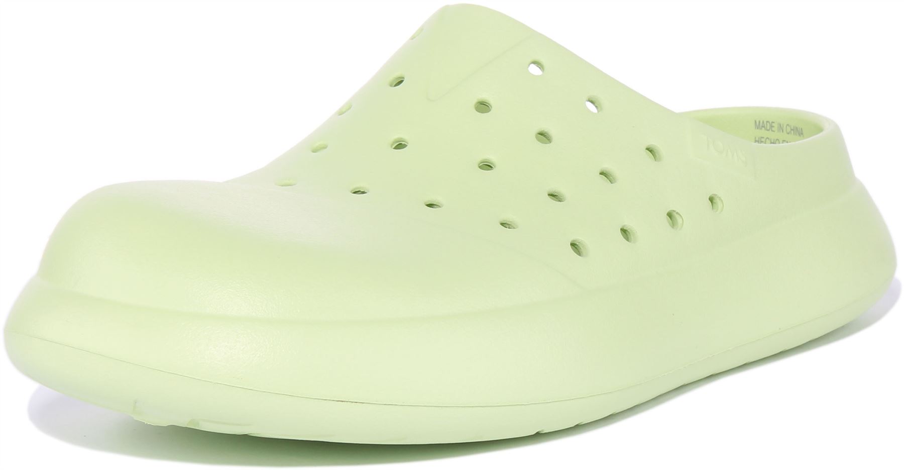 Toms Clog Mallow Eco Slip On Rubber Espadrille Unisex Sandals White UK 3- 12 - Picture 13 of 19