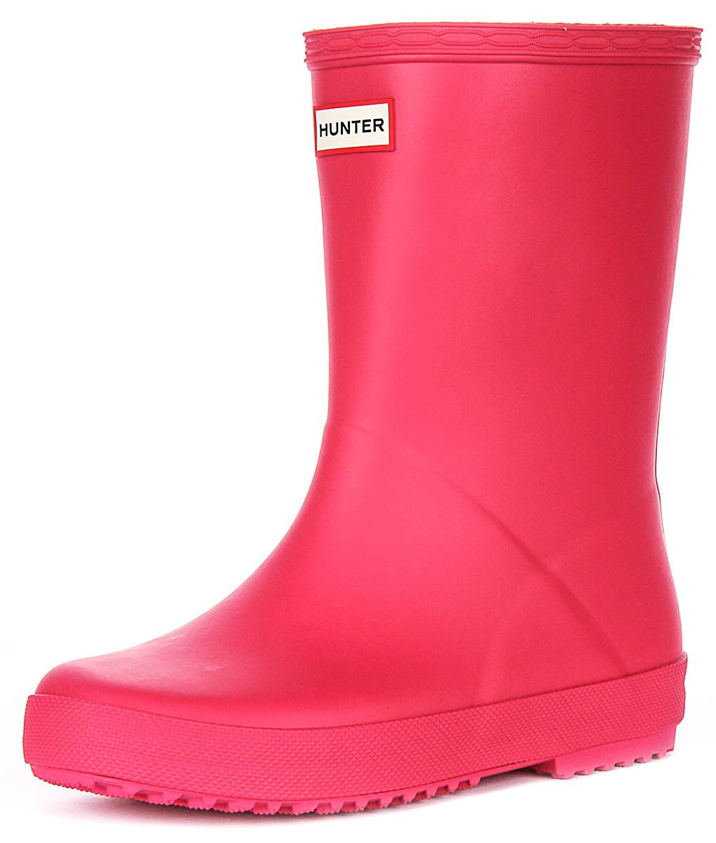 Hunter Kids First Gummistiefel Handarbeit Jungen Stiefel grün UK 1 - 13 - Bild 25 von 25