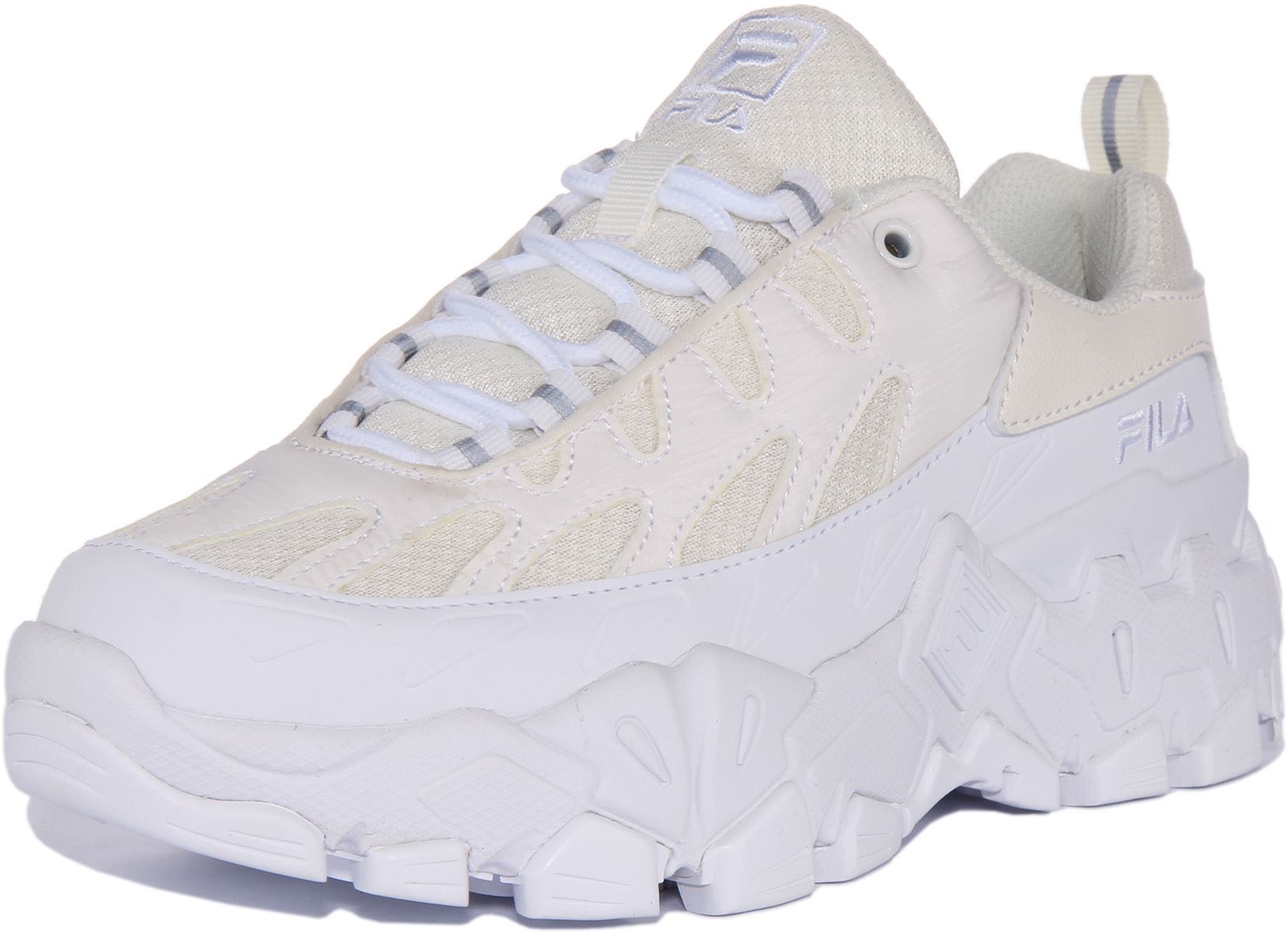 FILA★RAID LOW 2000★レトロ★厚底★兼用★ベージュ系 Fila Raid Low 2000 Chucky Lace Up Platform Sneakers White US