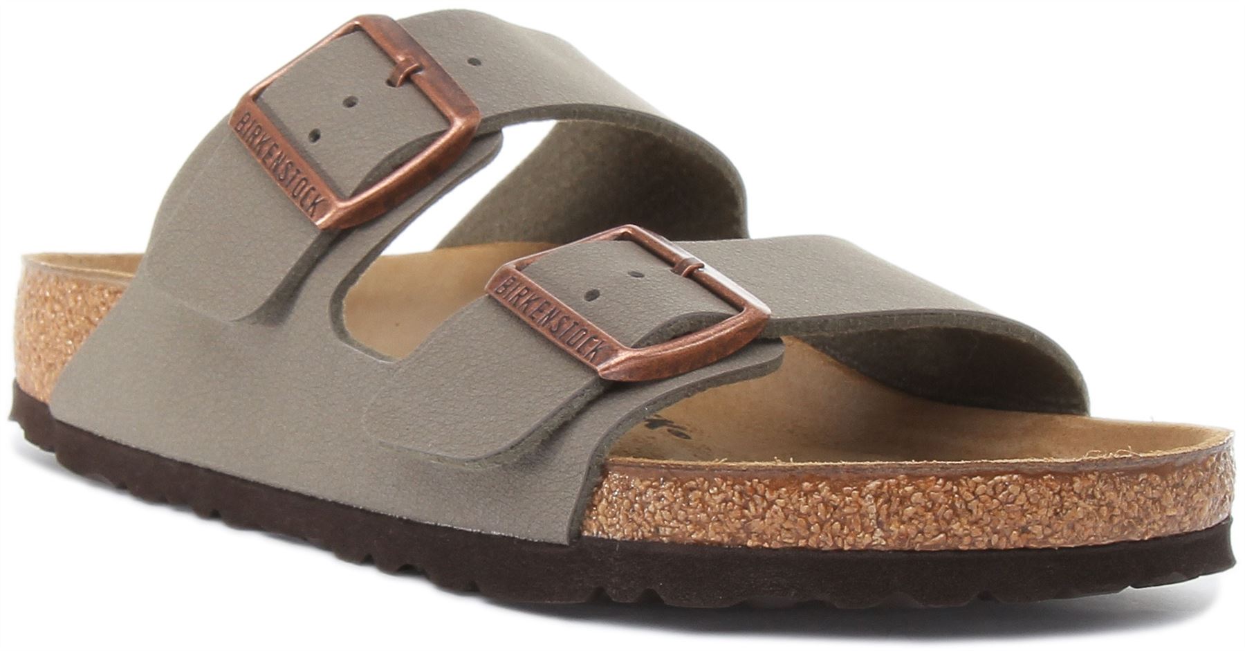 Birkenstock Stone Double Strap Sandals Birkenstock Arizona Two-Strap Comfort Sandal | HSN main image 4