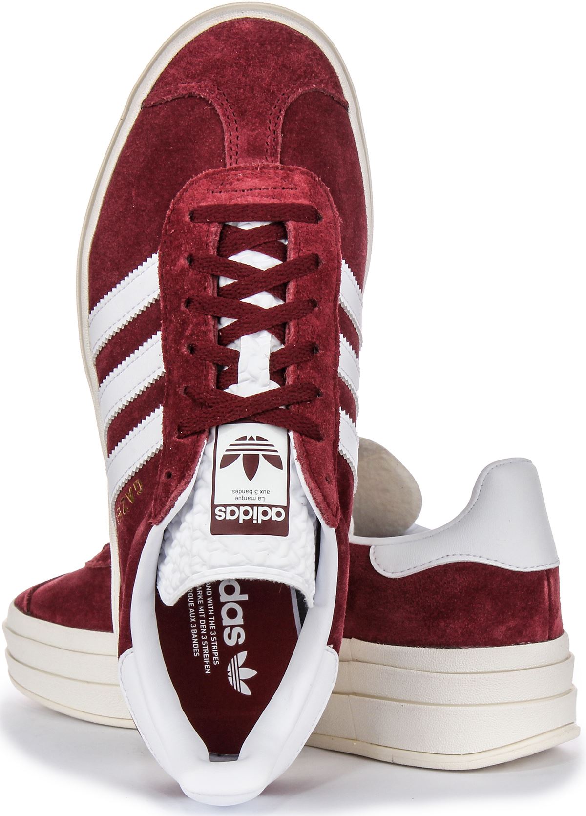Adidas Gazelle Bold Three Layers Gum Sole Womens Trainer