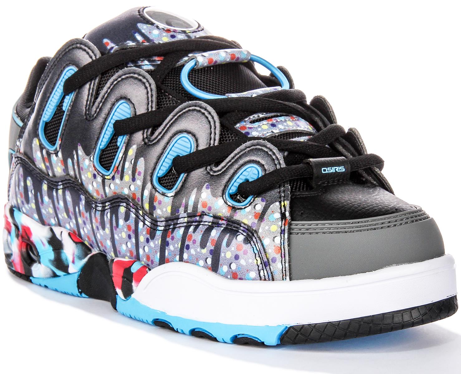 Osiris D3 OG Vulcan Cupsole Midsole Skate Mens Sneakers Blue Multi