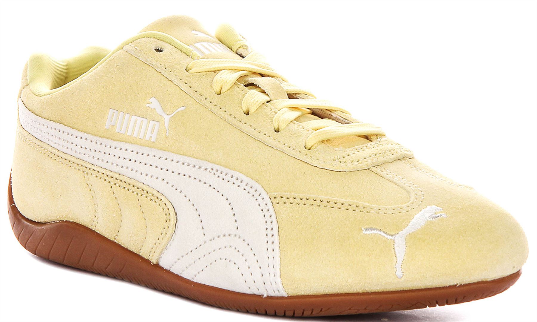 Puma Speedcat Og Racetrack Ins Street Low Womens Trainer Yellow UK 3 - 8
