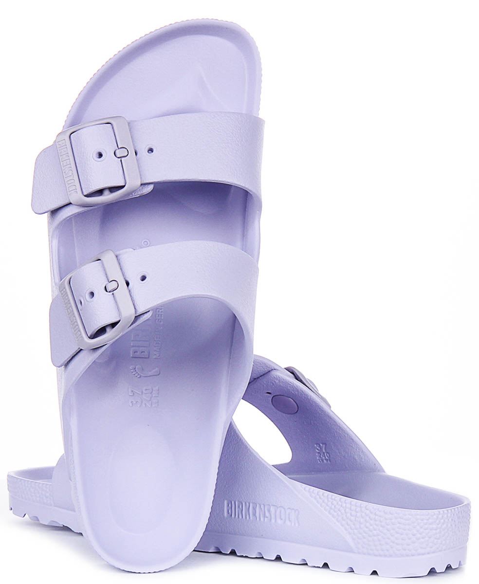Birkenstock Arizona Eva Slide Narrow 2 Buckle Strap Womens Sandal Pink UK 3 - 8 - Picture 17 of 25