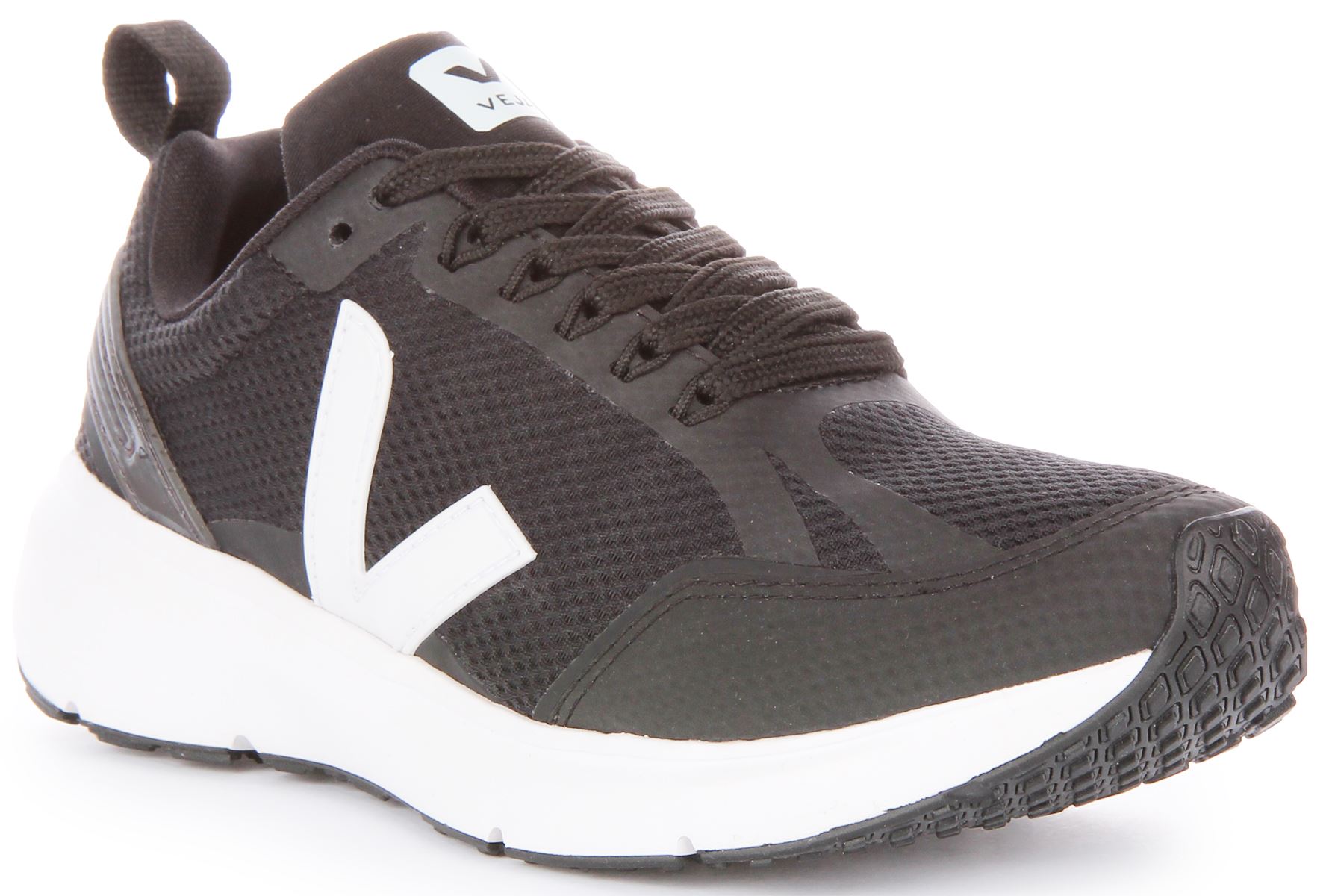 Veja Condor 2 Mens Running Shoes Size 9‎ Black & Red Mesh Lace-Up Sneakers CONDOR 2 ALVEOMESH LIGHT GREY BLACK | VEJA main image 2