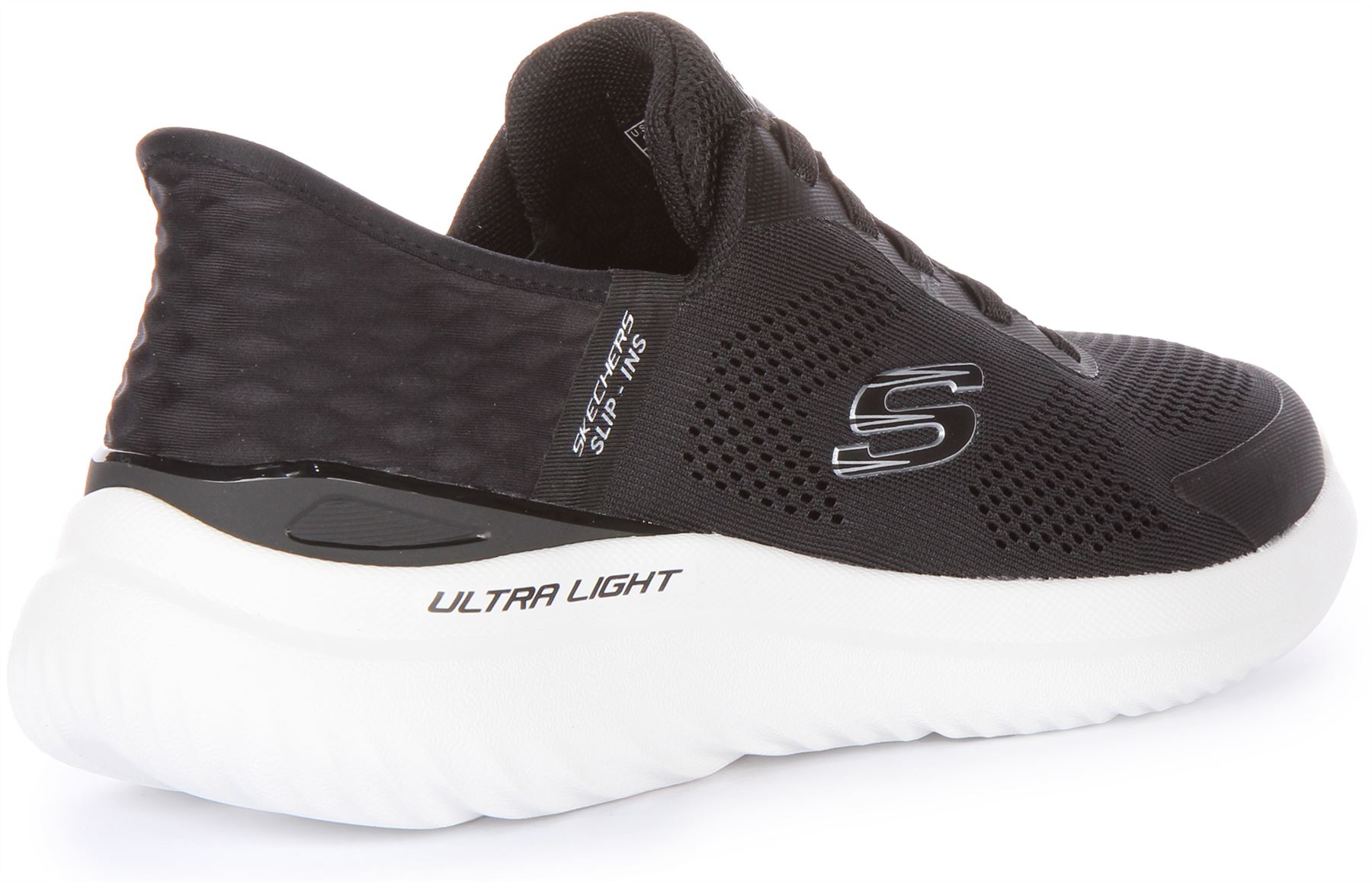 Skechers Bounders 2.0 Emmerged Vegan Light Sneaker Black White