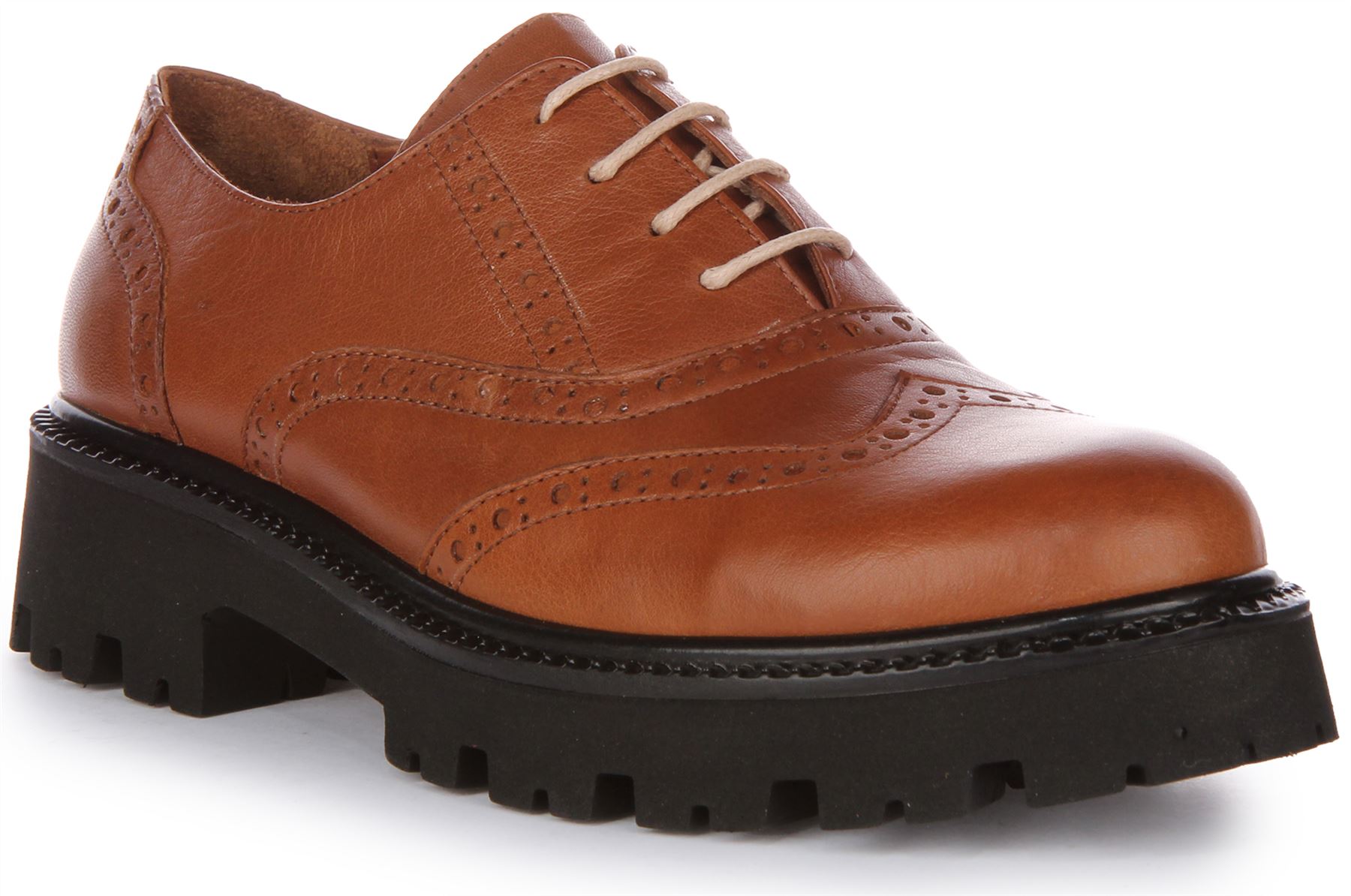 JUSTINREESS ENGLAND Leder Oxford Schnrer Damen Formelle Schuhe IN Brown 11290₽