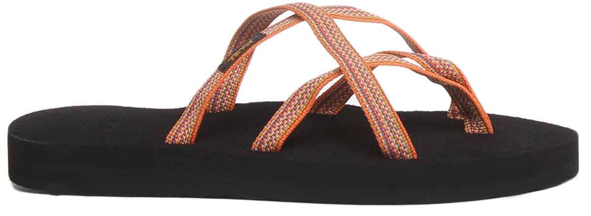 Teva Olowahu Womens Strappy Flip Flop Sandals In Orange Size US 5 - 10 - Picture 22 of 32
