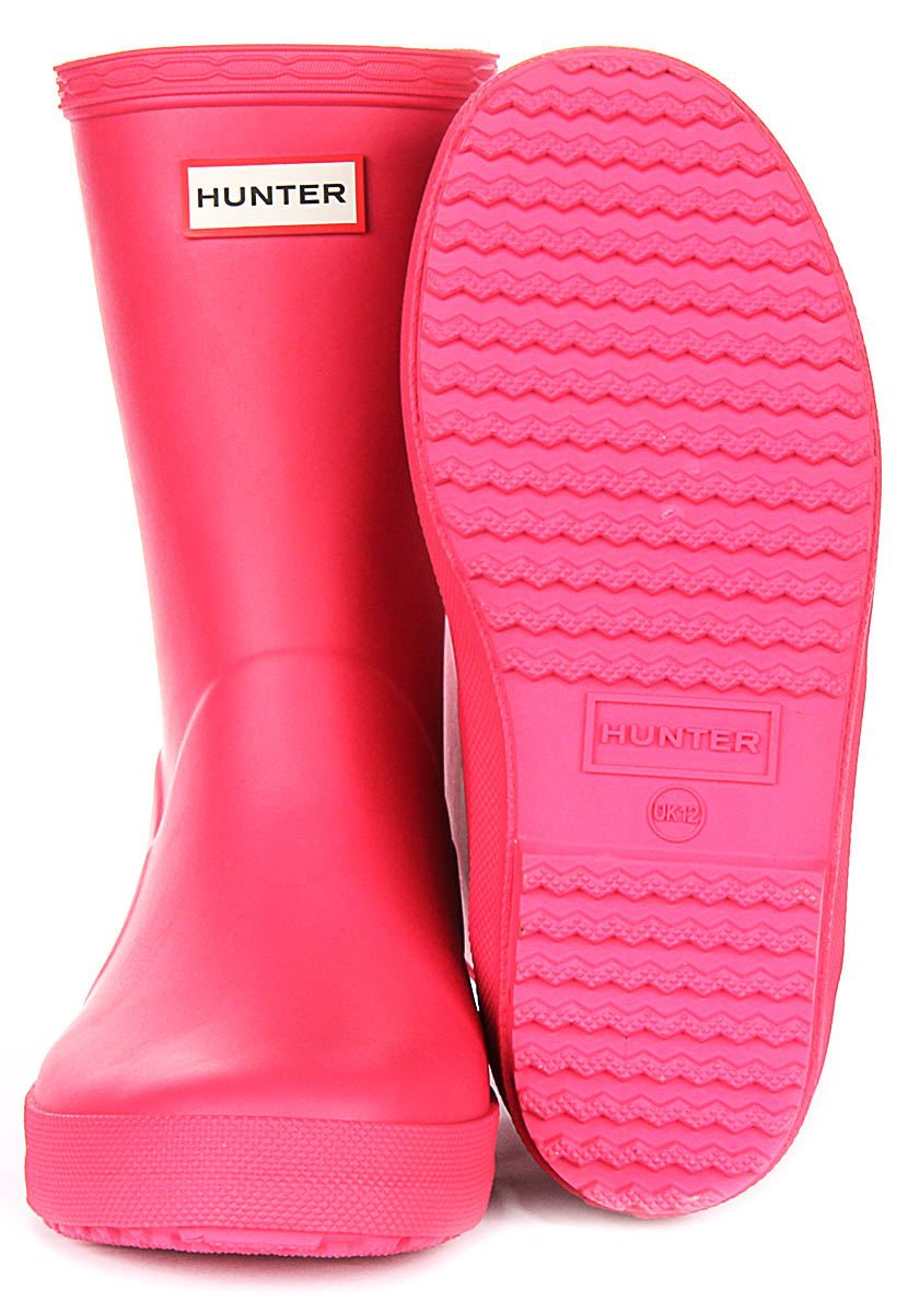 Hunter Kids First Gummistiefel Handarbeit Jungen Stiefel grün UK 1 - 13 - Bild 24 von 25