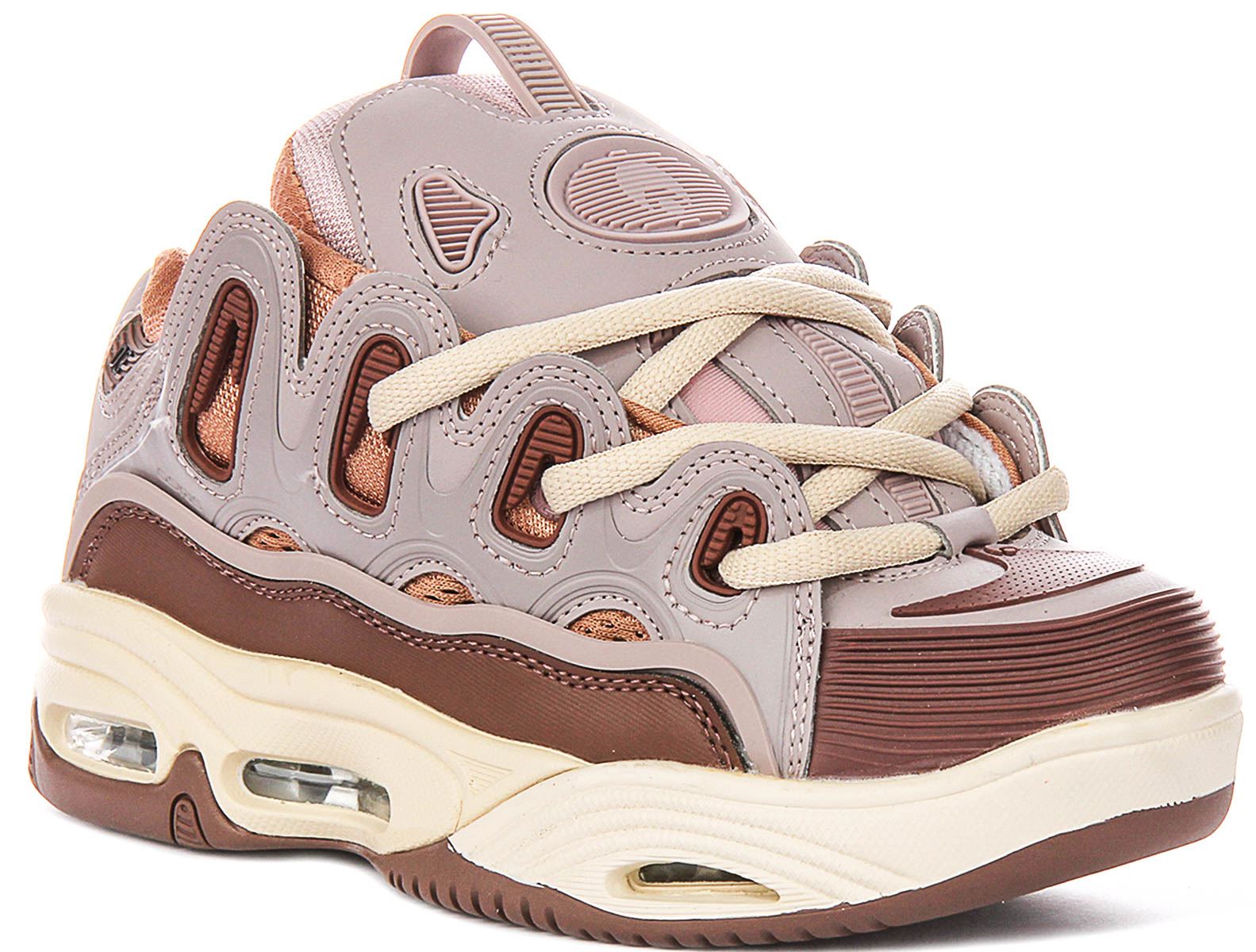 Osiris D3 2001 Chunky Sole Lace Up Mens Sneakers In Tan US 8 - 12