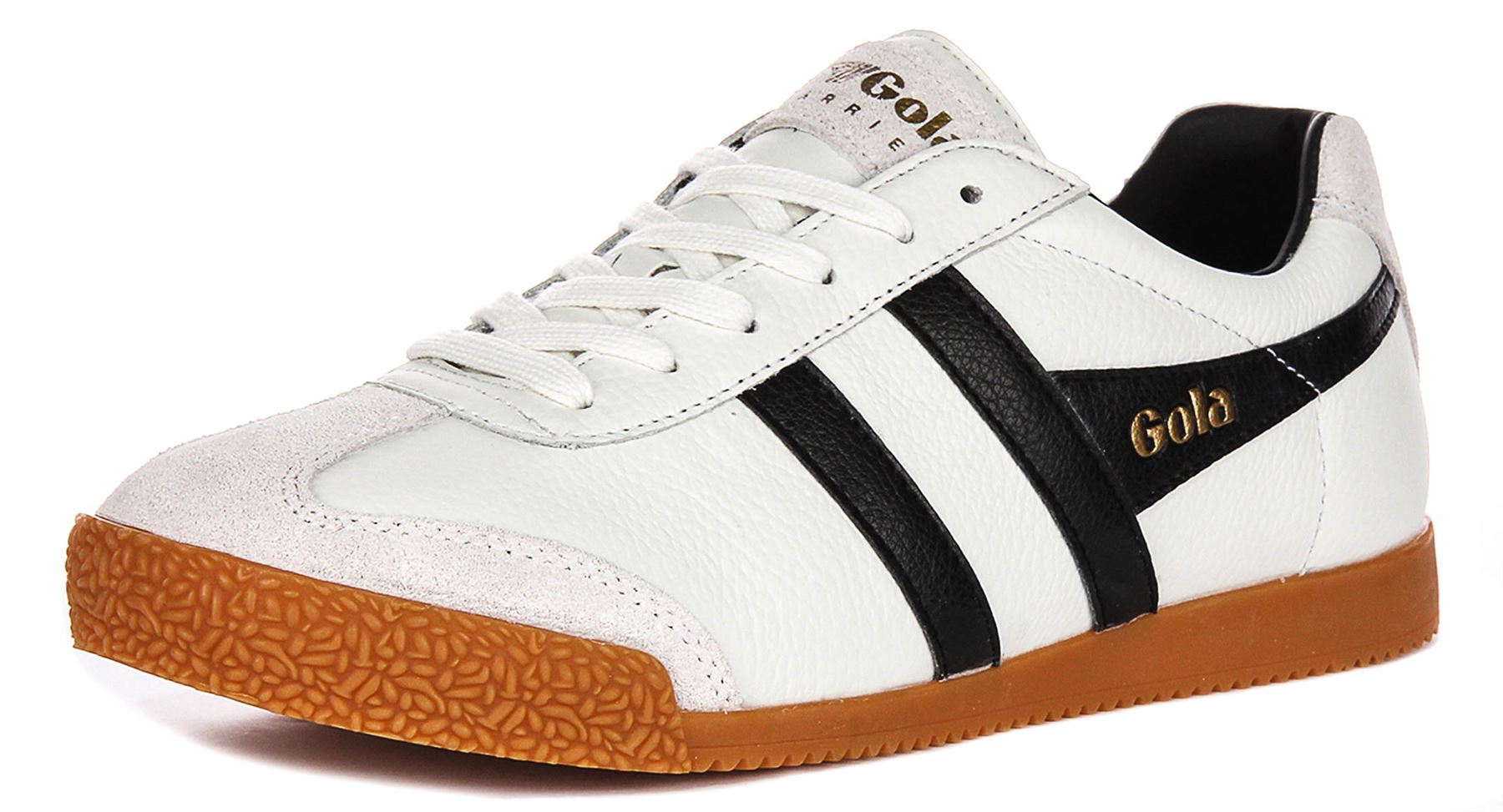 Gola Classics Harrier Leather Low Retro Mens Sneakers In White