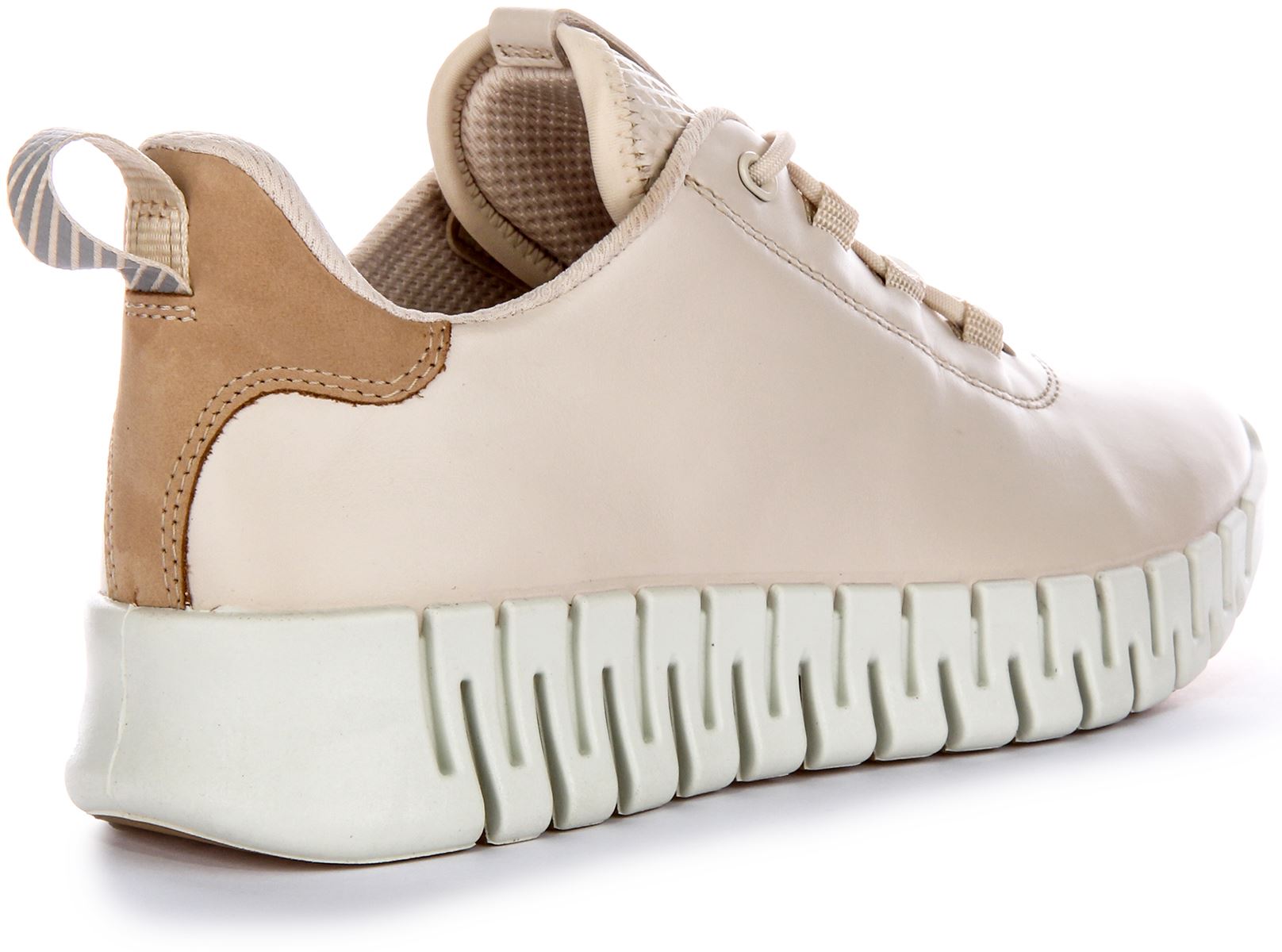 Ecco Gruuv Lace Up Erwachsene Damen Trainer Weiß EU 36-42