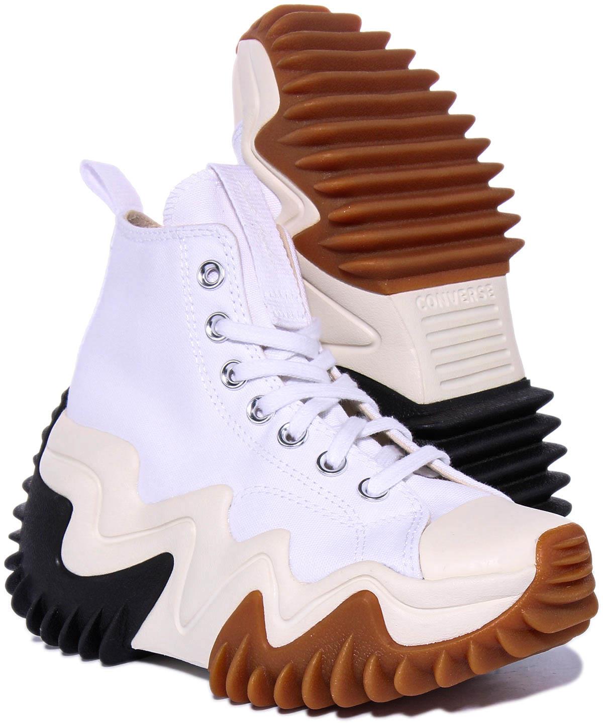 Converse 171546C Run Star Motion Hi Unisex Sneakers In White Size