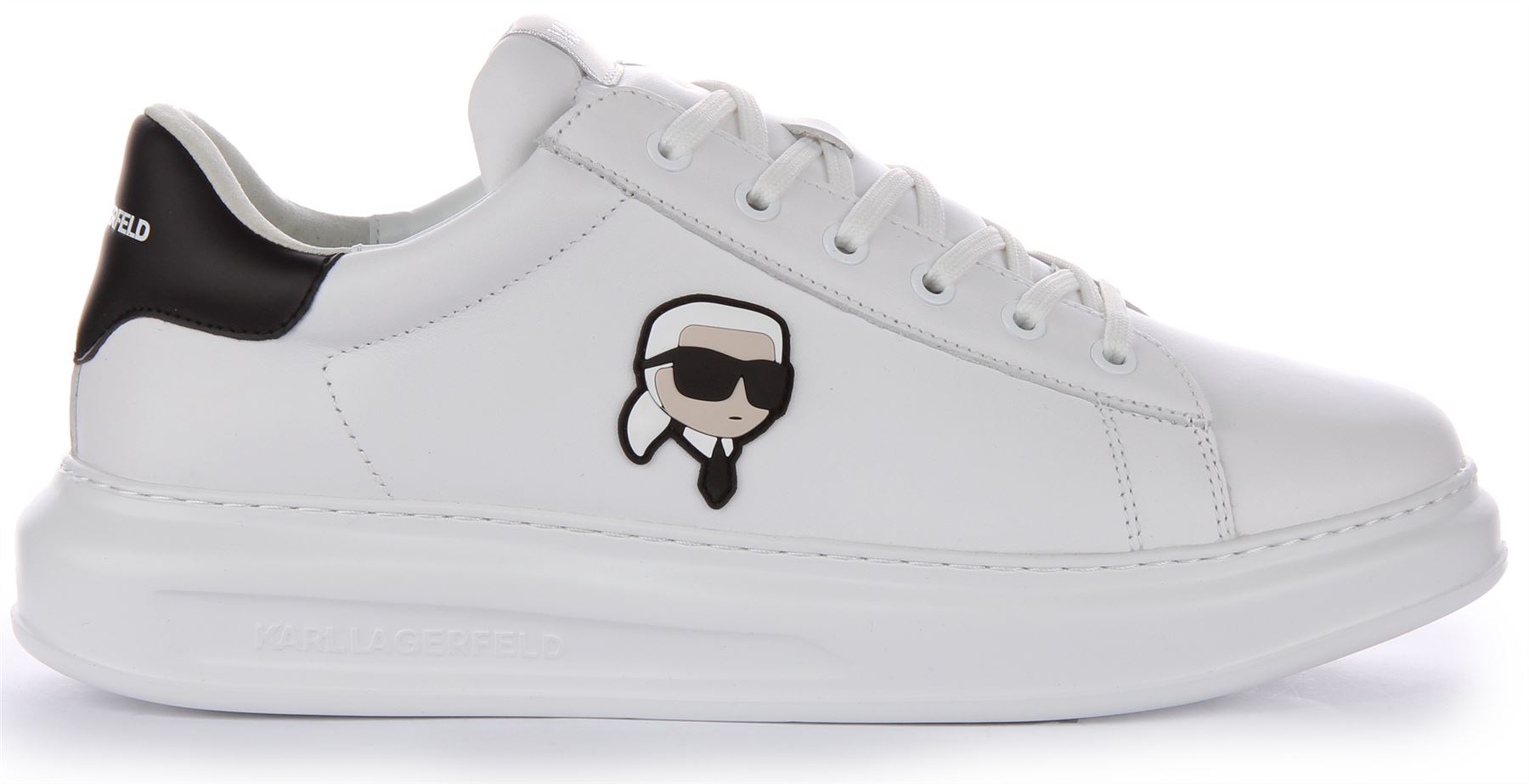KARL LAGERFELD スニーカー ホワイト/ブラック KARL LAGERFELD PARIS カールラガーフェルド ホワイト ブラック