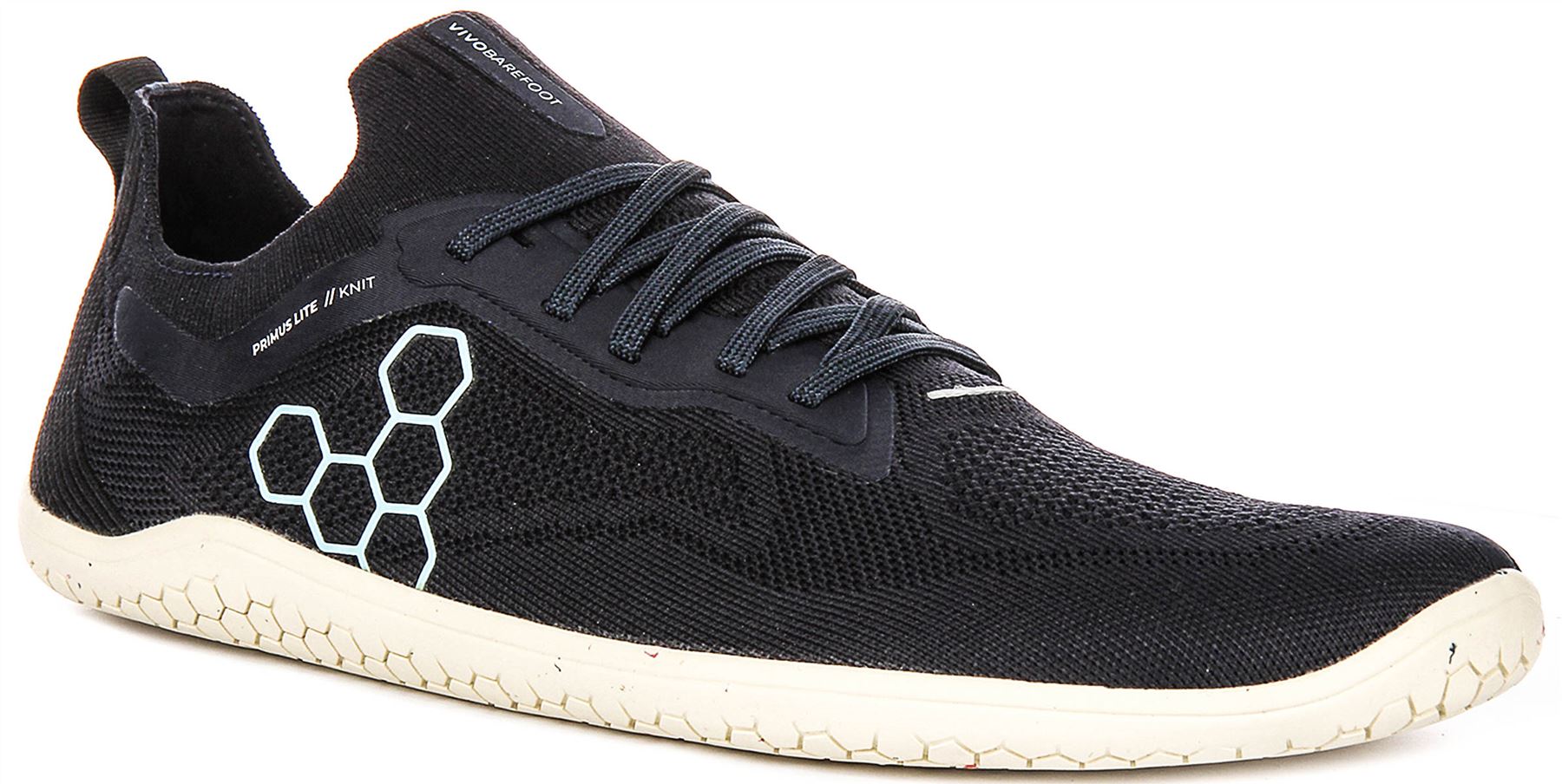 Vivobarefoot Primus Lite Knit Laced Mesh Mens Sneakers In Navy US