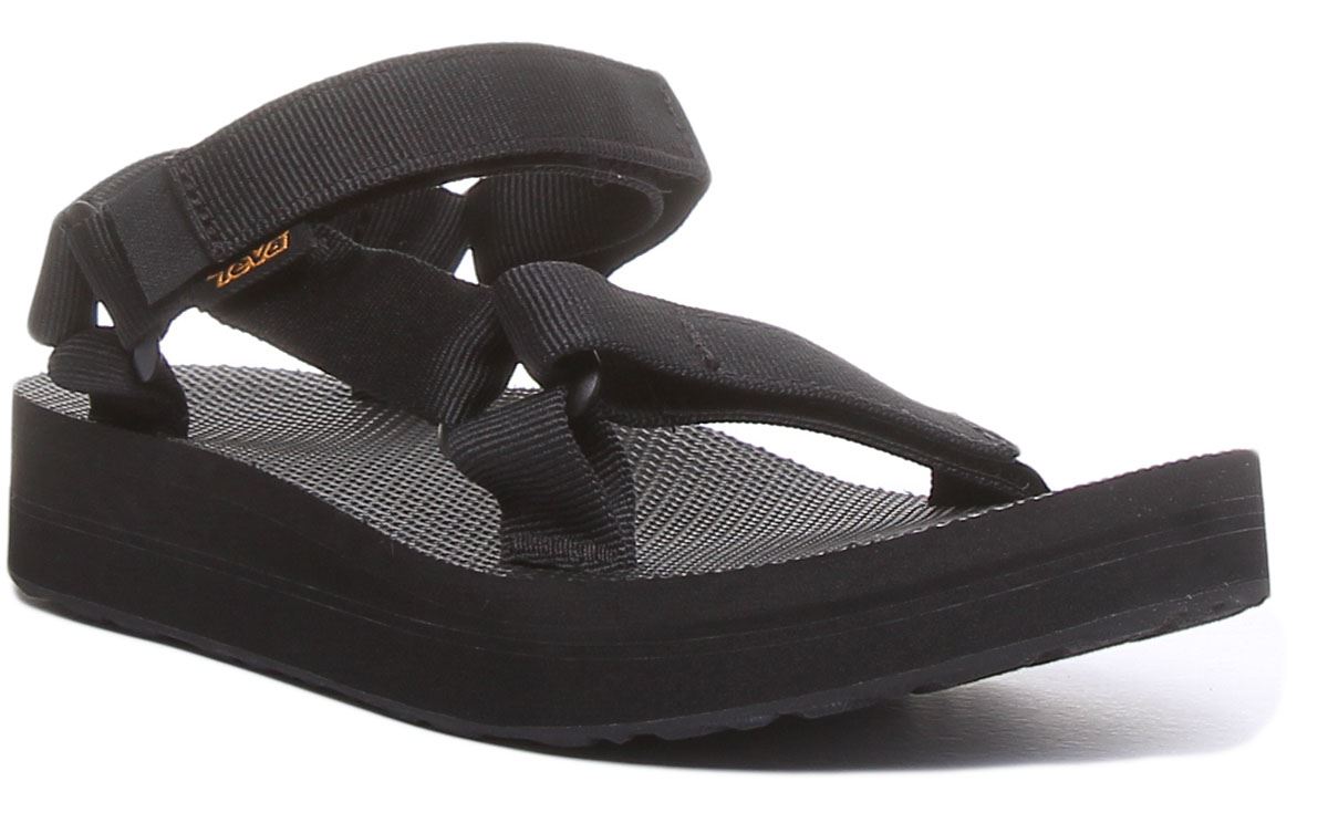 Teva Midform Universal Open Toe Strap Vegan Womens Sandal Beige Brown UK 3 - 8 - Picture 8 of 37