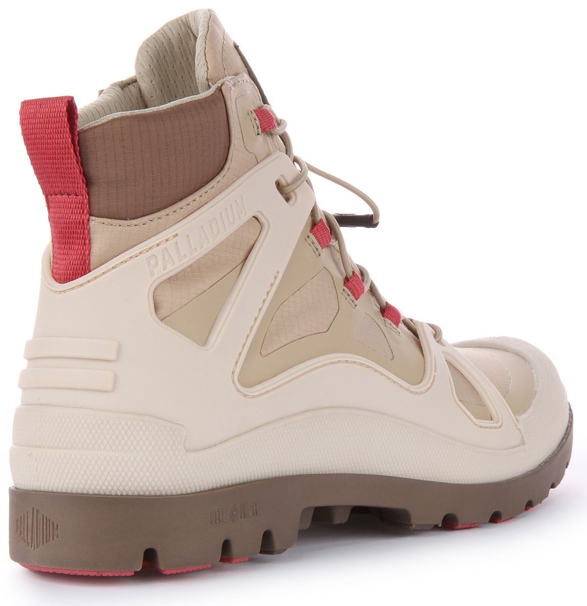 Bota Palladium Pampa Lite+ Jage Impermeable Lona Con Cordones Beige Para Hombres EE. UU. 7-13 - Imagen 9 de 12