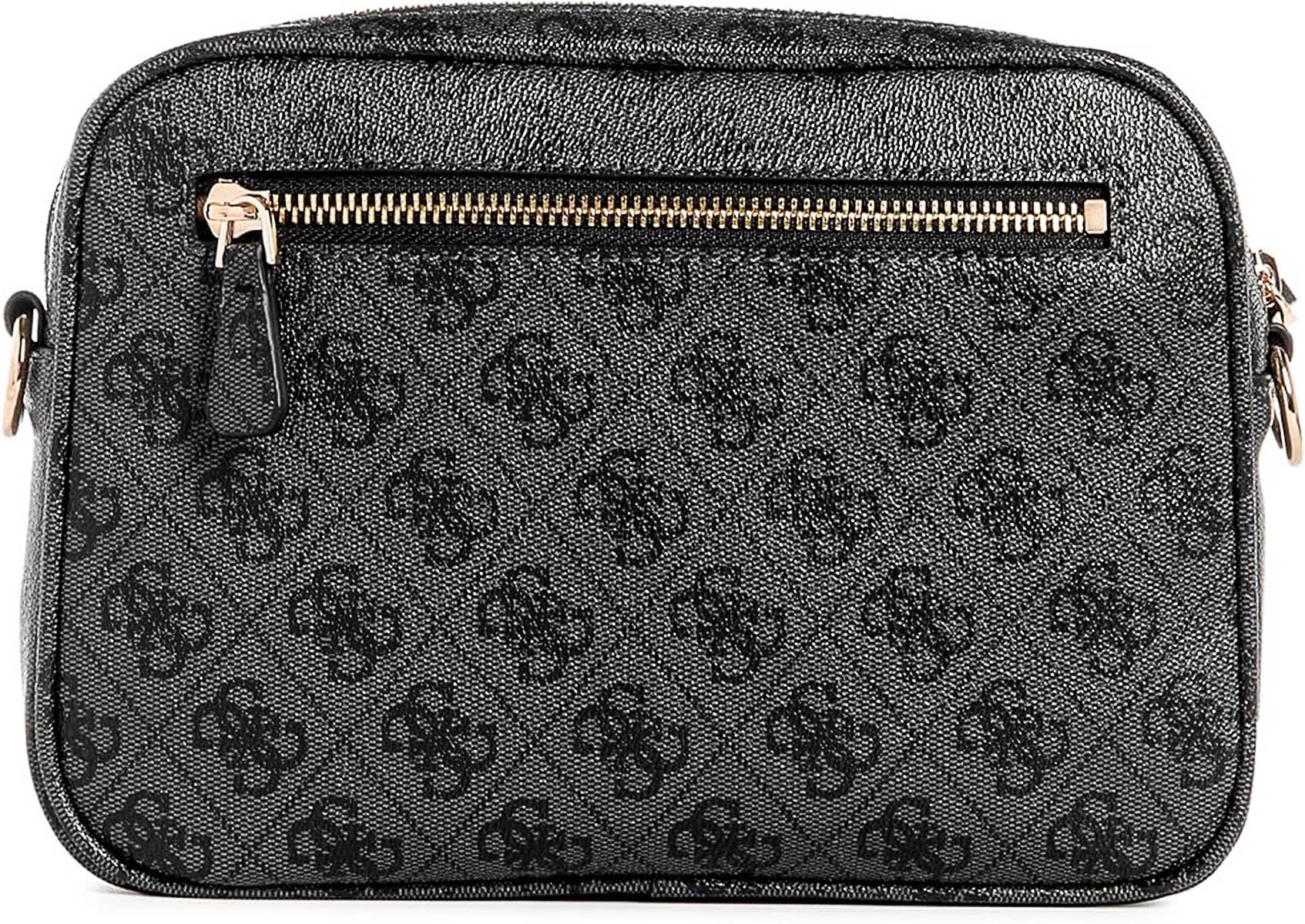 Guess Meridian Mini Shoulder Hand Womens Bag In Coal - Picture 5 of 6