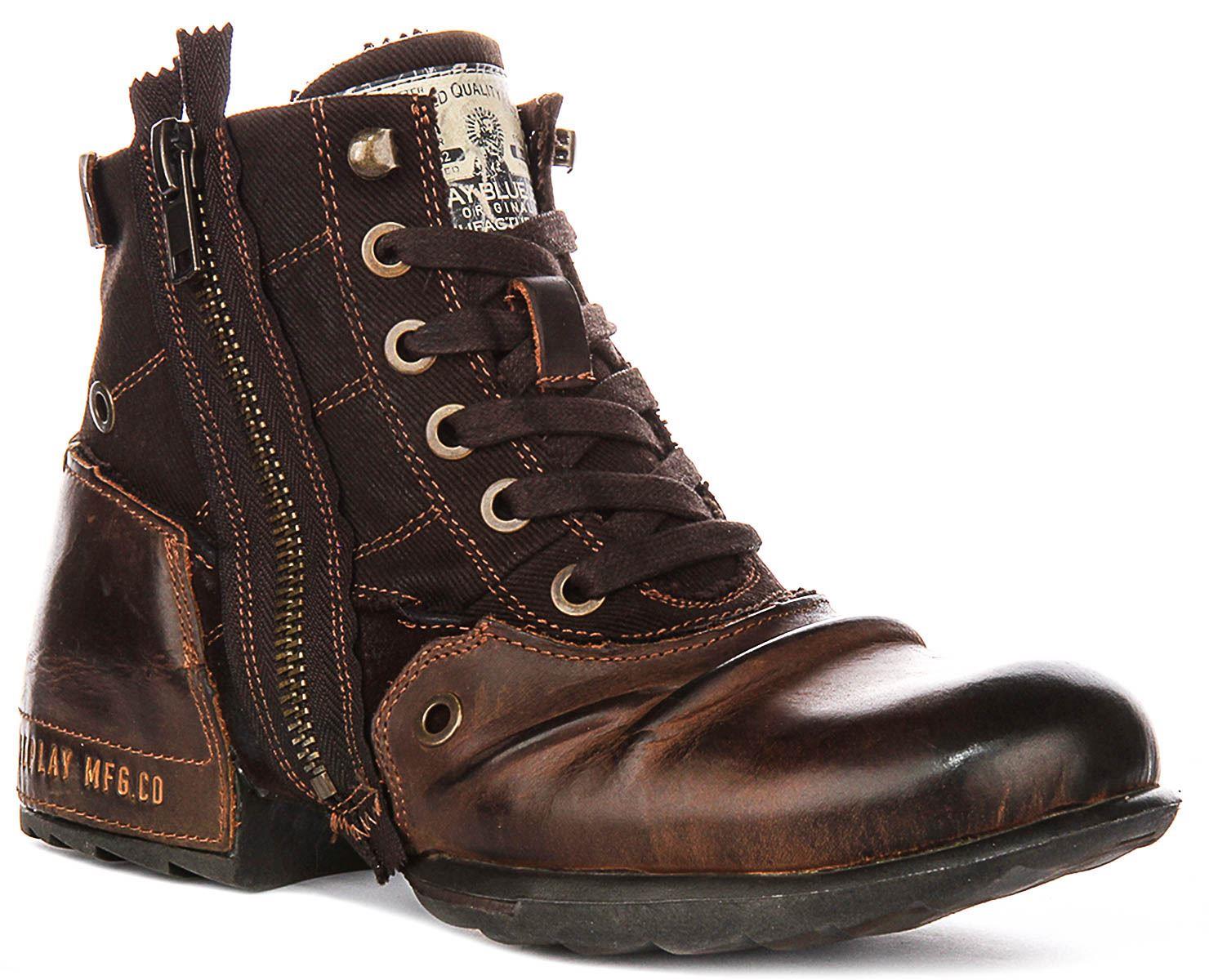 Griff Limitierte Vintage Energiesparend Schnrer Herren Ankle Stiefel 43290₽