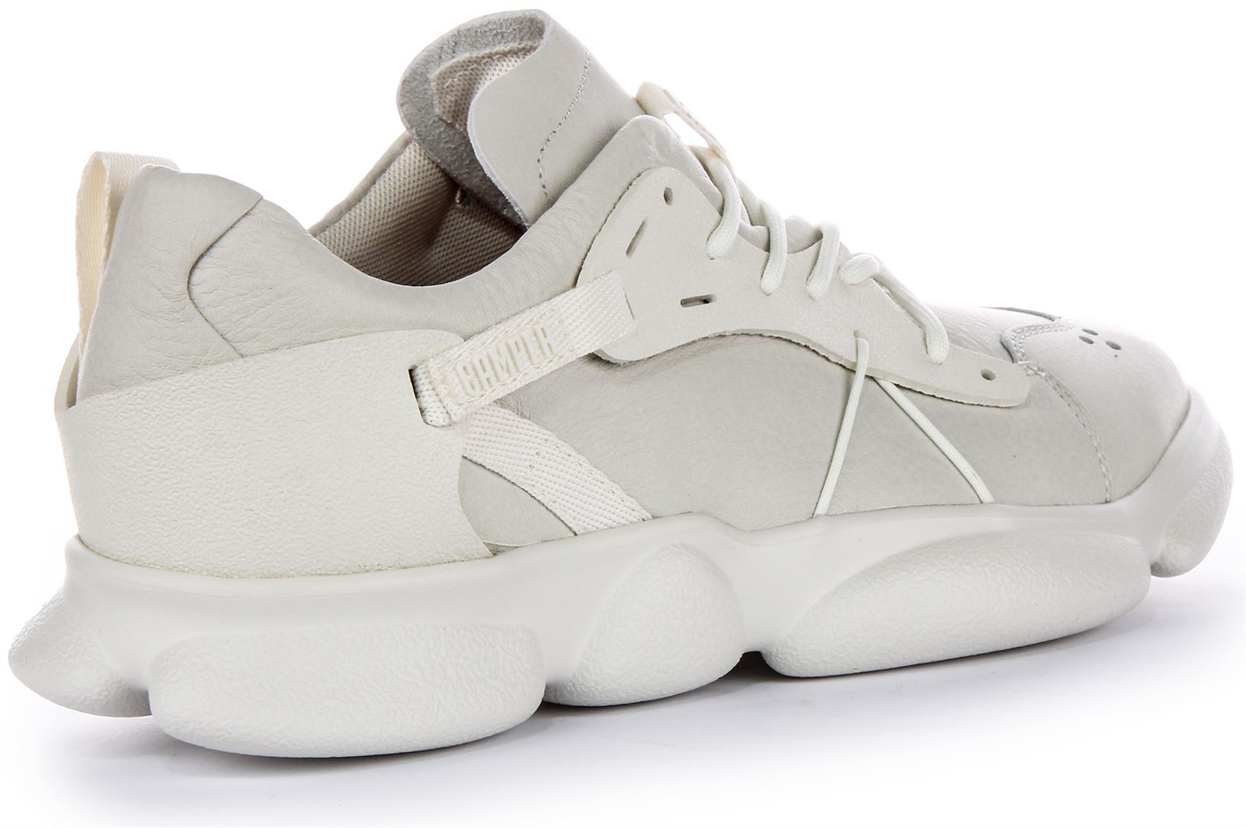 Camper Lace Up Non Dyed Sport Organic Leather Mens Trainer Off White UK 6 - 12