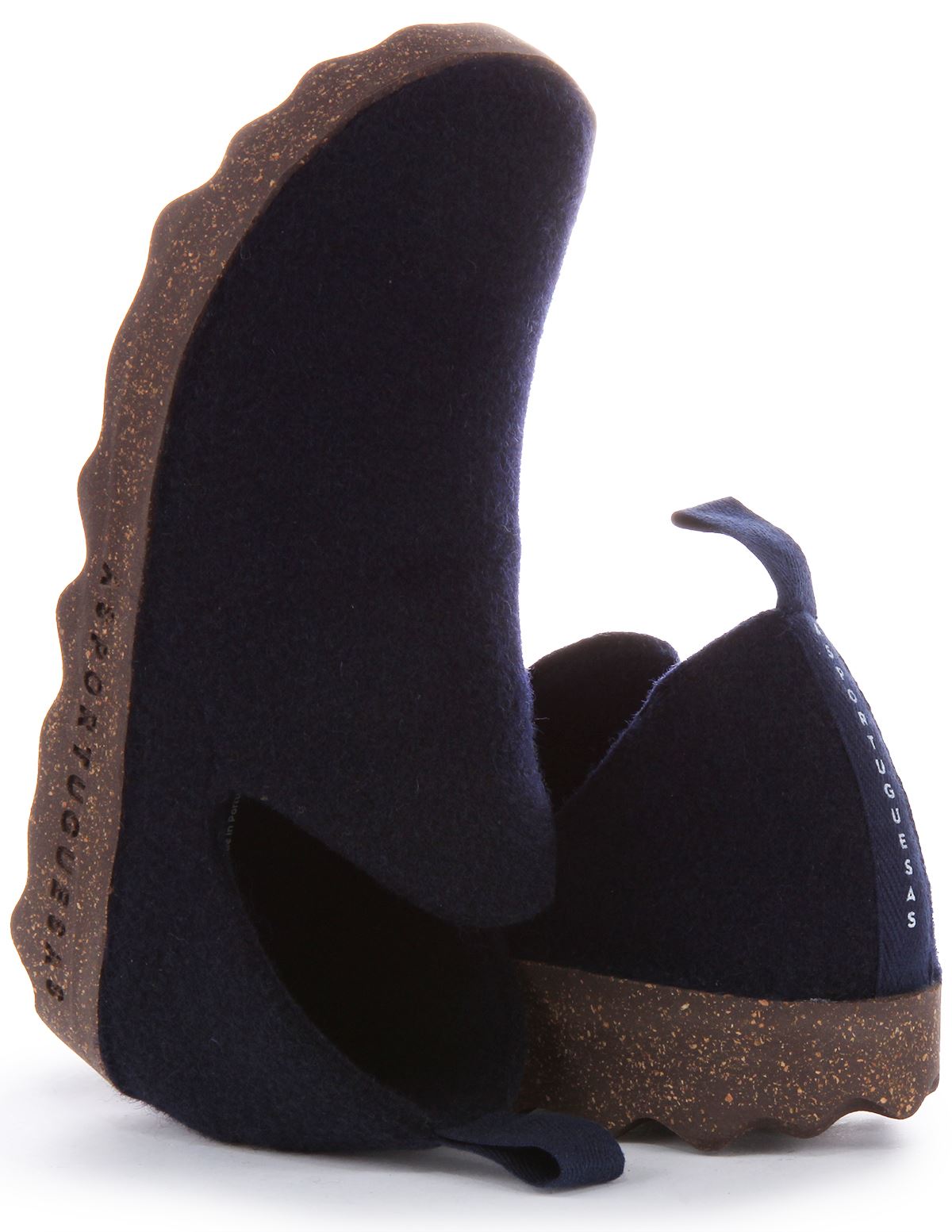Asportuguesas City Felt Slip On Womens Flat Shoes In Black Orange US 5 - 11 - Picture 17 of 25