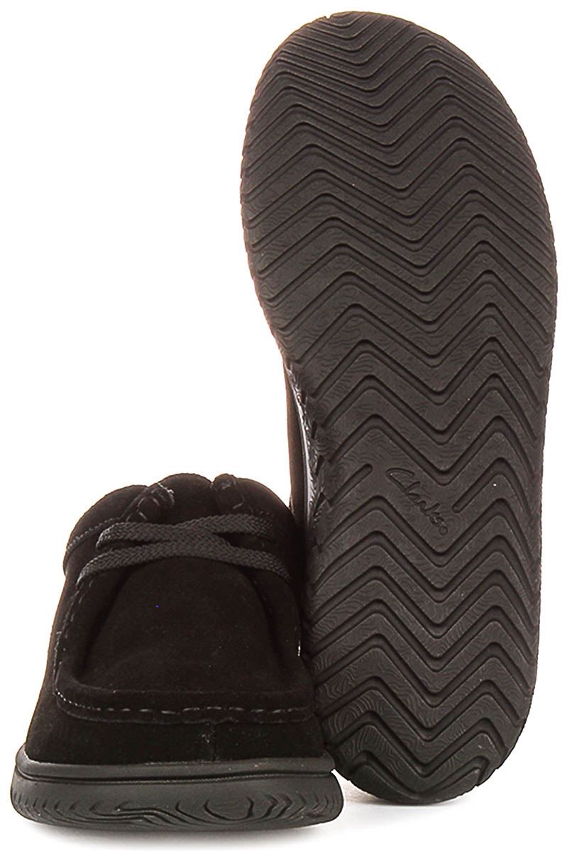 Clarks Relaxlite Heritage Suede Slip On Mens Casual Shoes In Black