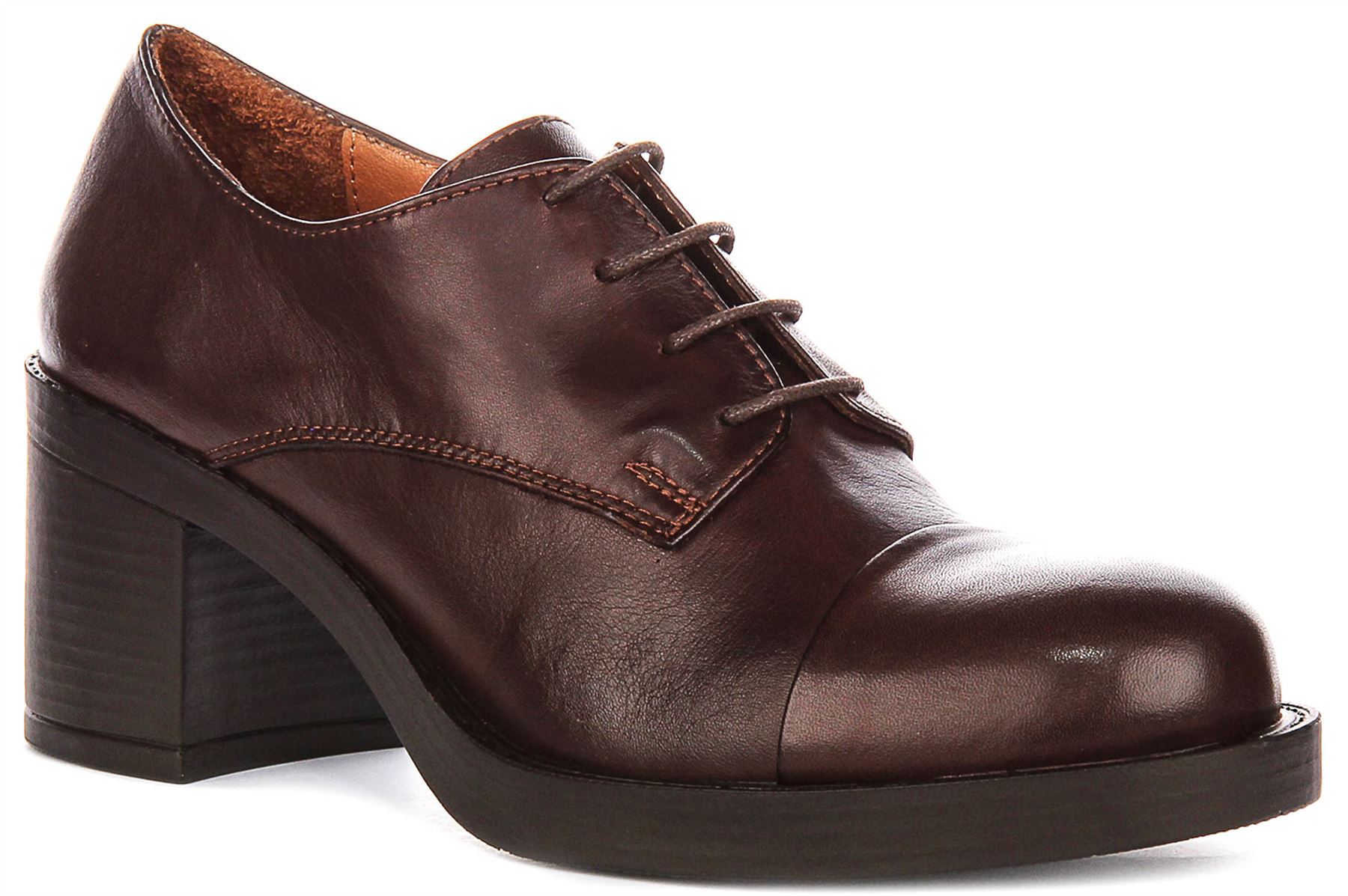 Justinreess England Payton Klassisch Schnrer Absatz Damenstiefel Brown EU 36-42 29990₽