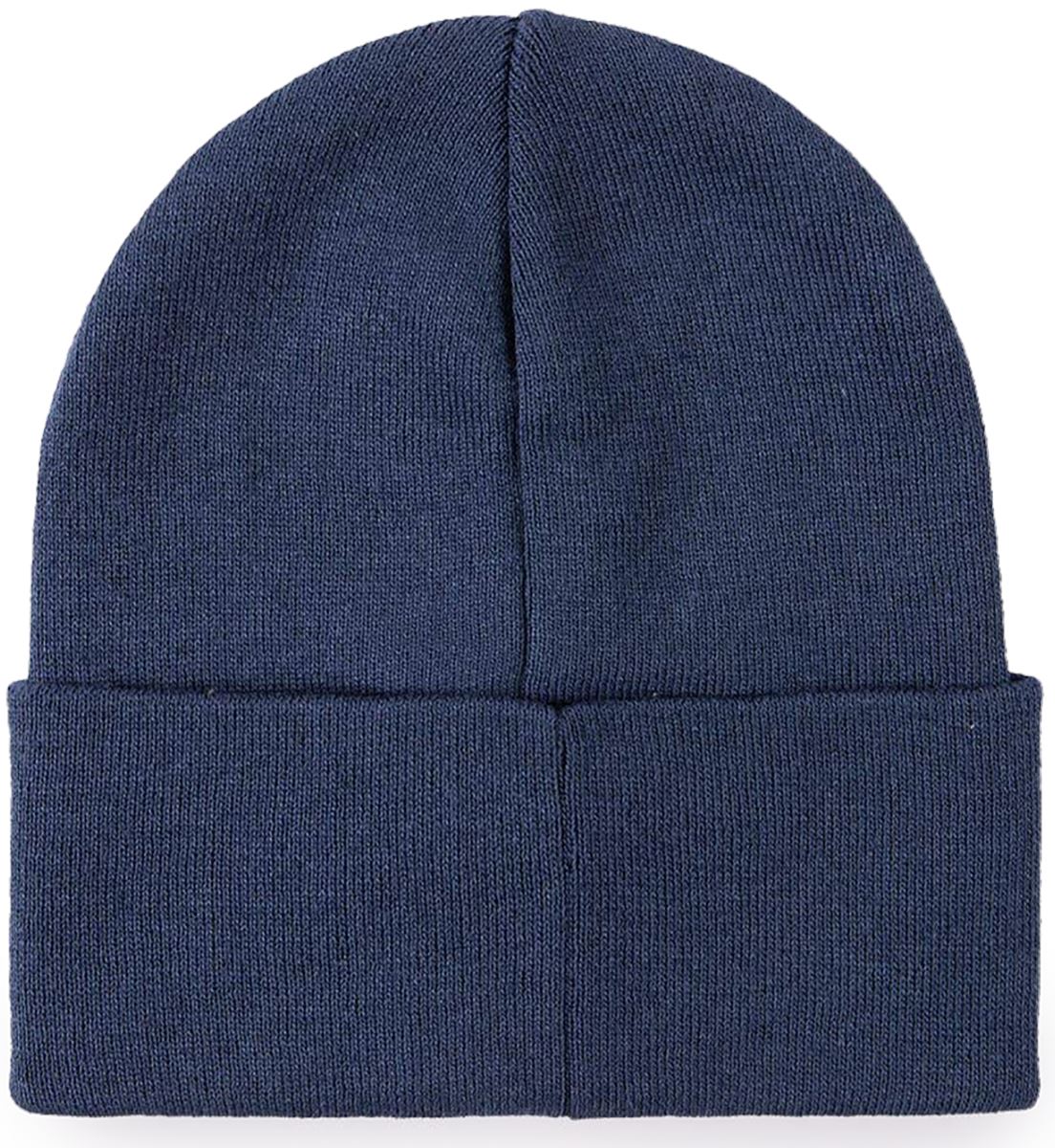 Replay Ax4167.003 In Navy Italian Yarn Ctn Logo P Beanie One Size - Picture 4 of 4