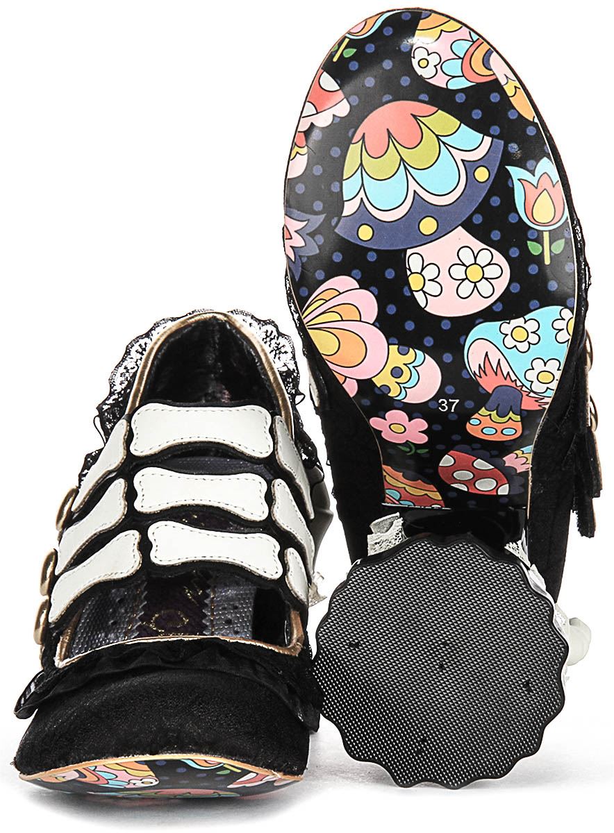 Irregular Choice Goulish Grasp Spooky Skeletal Damen Absatz Schwarz US 6 - 10 - Bild 17 von 18