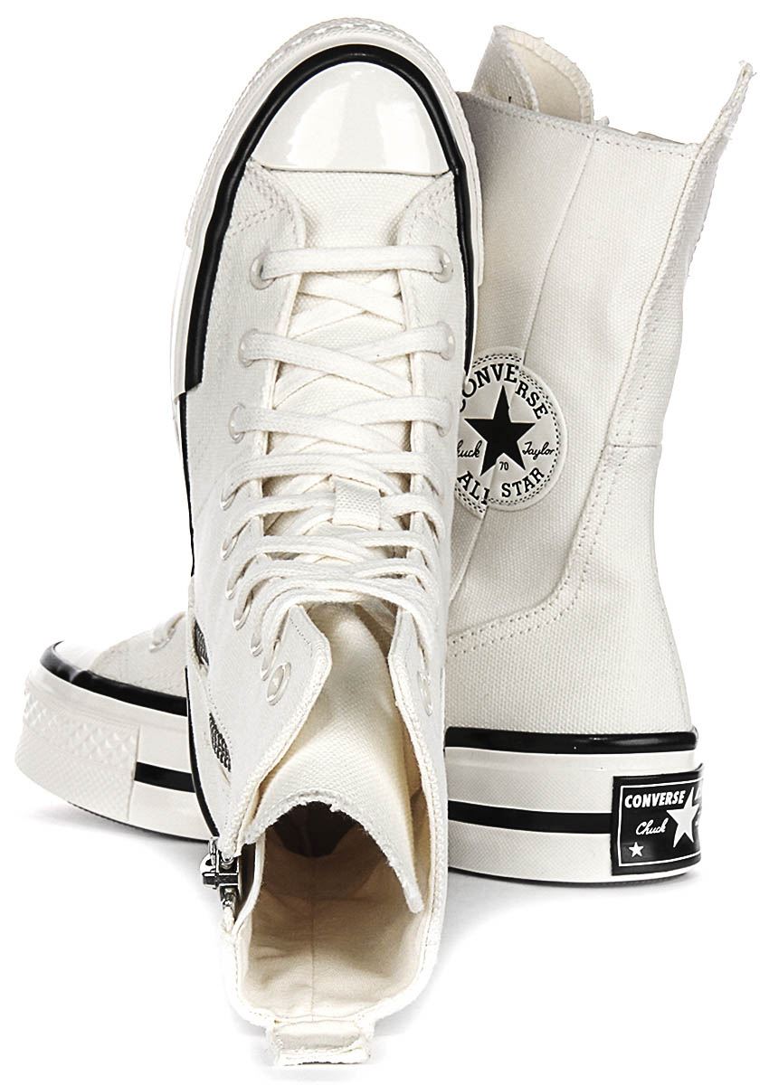 NEW Converse Chuck 70 High, Desert Sand Egret With Floral