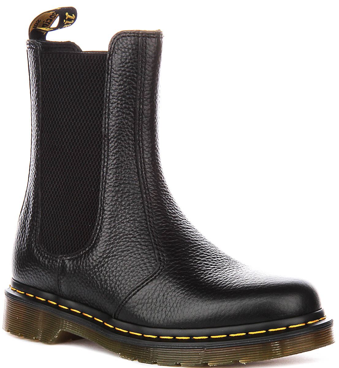 Dr Martens 2976 Hi Bex Kunst-Plateau-Chelsea-Damenstiefel Schwarz UK 3 8 34390₽