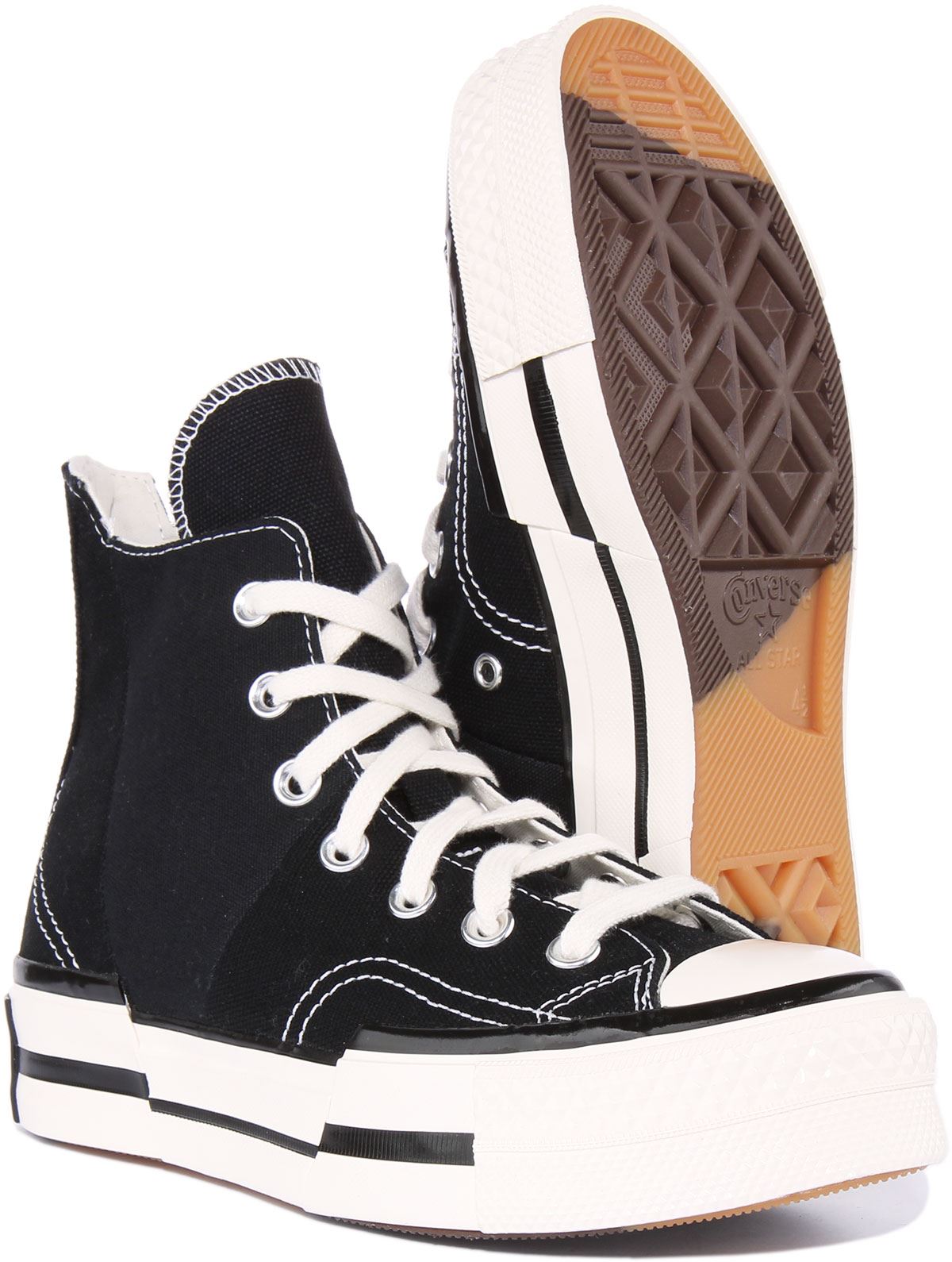 Converse A00916C Chuck 70 Plus Unisex Hi Top Sneakers In Black US