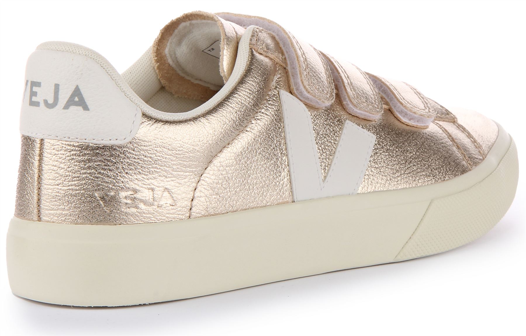 Veja Recife Chrome free Suede Triple Strap Fasten Sneaker Bronze