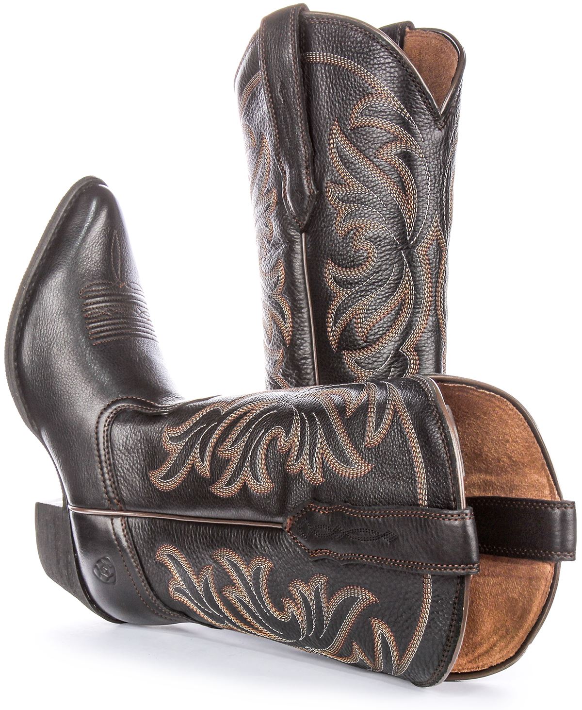 Ariat Heritage J Toe Duratread Pull Tab Western Womens Boot In Brown UK 3 - 9 - Picture 5 of 19