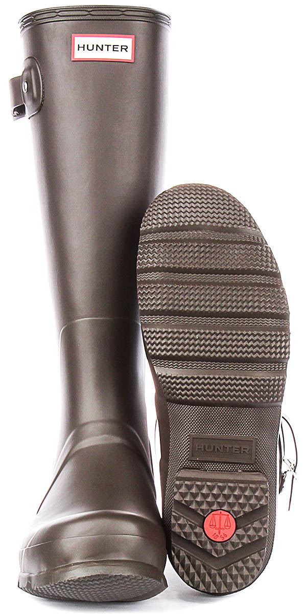 Hunter Men Hunter Original Tall Pull On Mens Boot In  Chocolate Brown UK 7 - 12