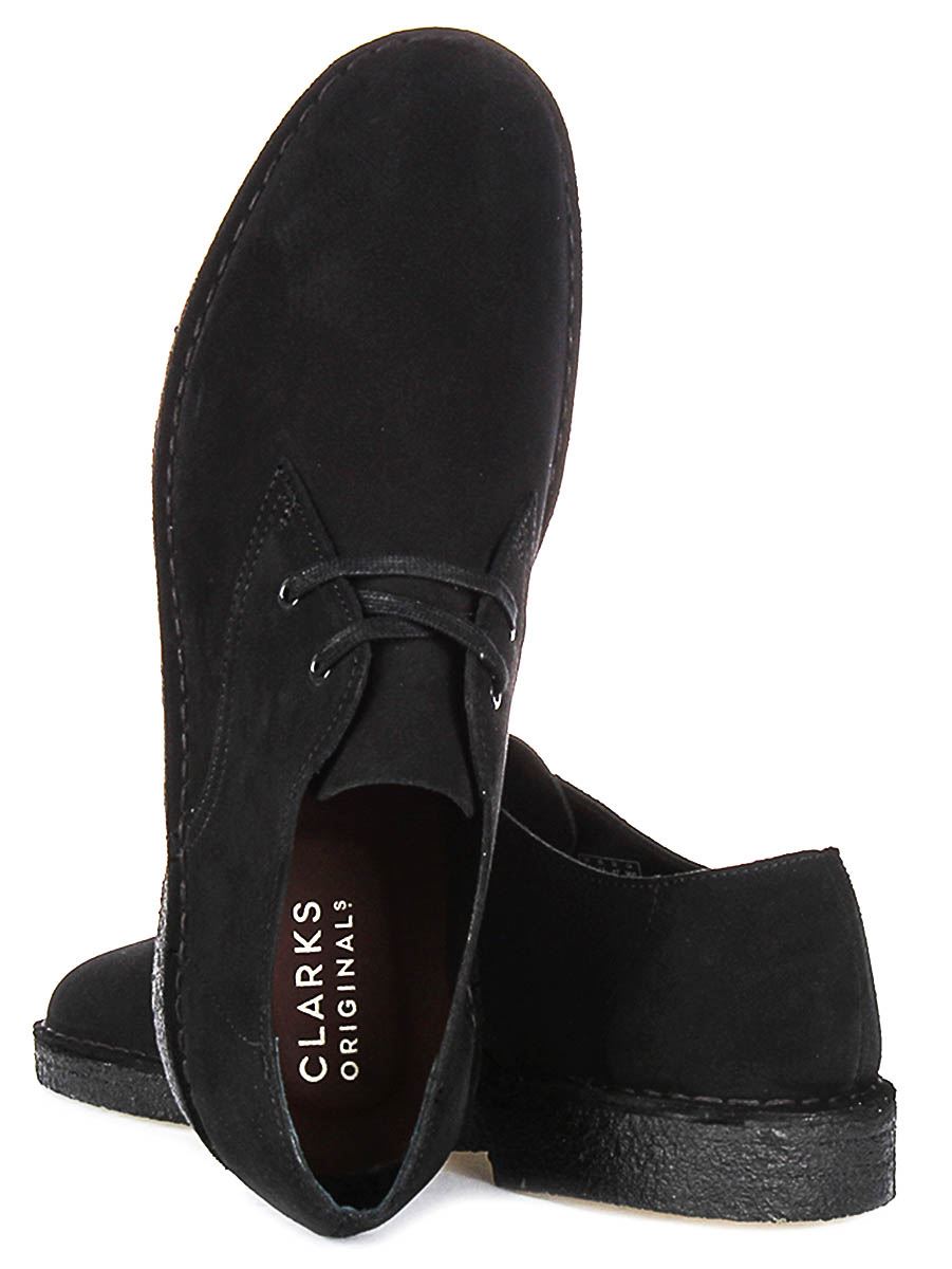 Clarks Originals Desert Khan Meld‎ Archival Design Suede Mens Shoe Black US 13 Clarks Originals Desert Khan Meld Archival Design Suede Mens  main image 3