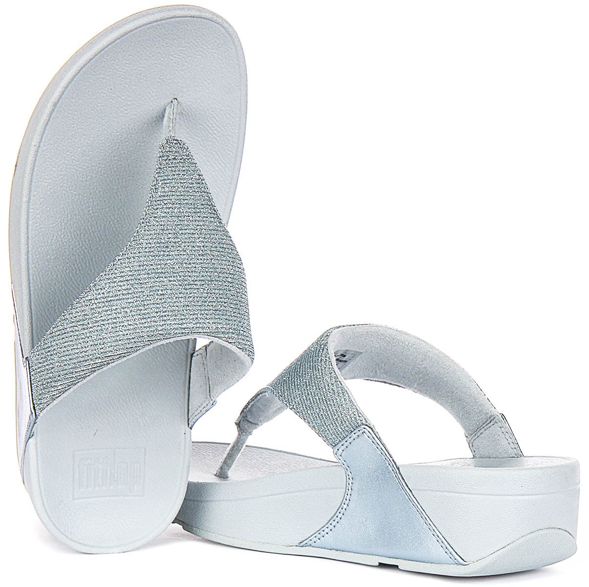 Sandalia Para Mujer Fitflop Lulu Shimmerlux En Pewter UK 3 - 8 - Imagen 17 de 25