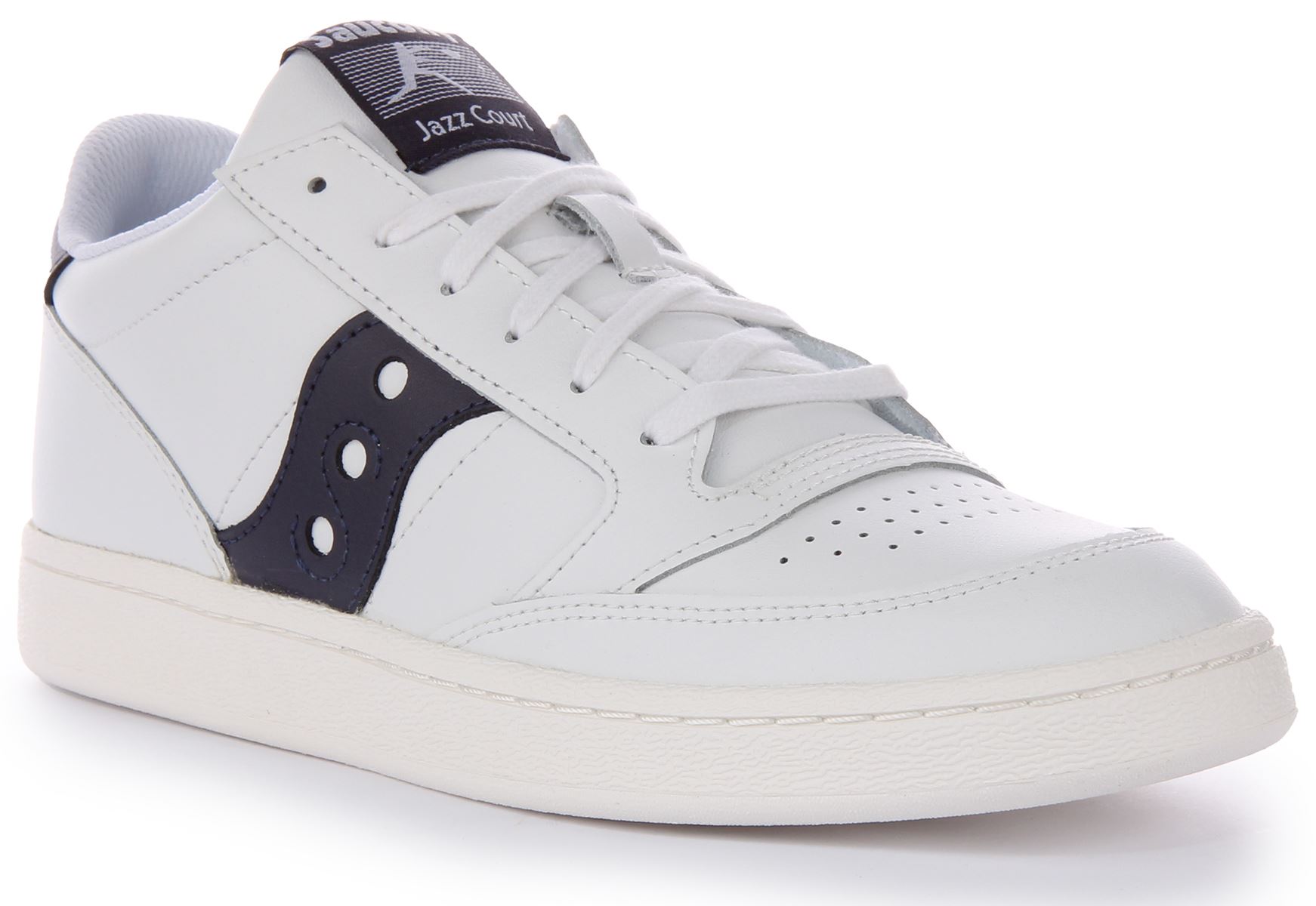Saucony Men\'w Jazz Court Sneaker, White/Black, 12 Medium Saucony Jazz Court White Black for sale | eBay main image 4
