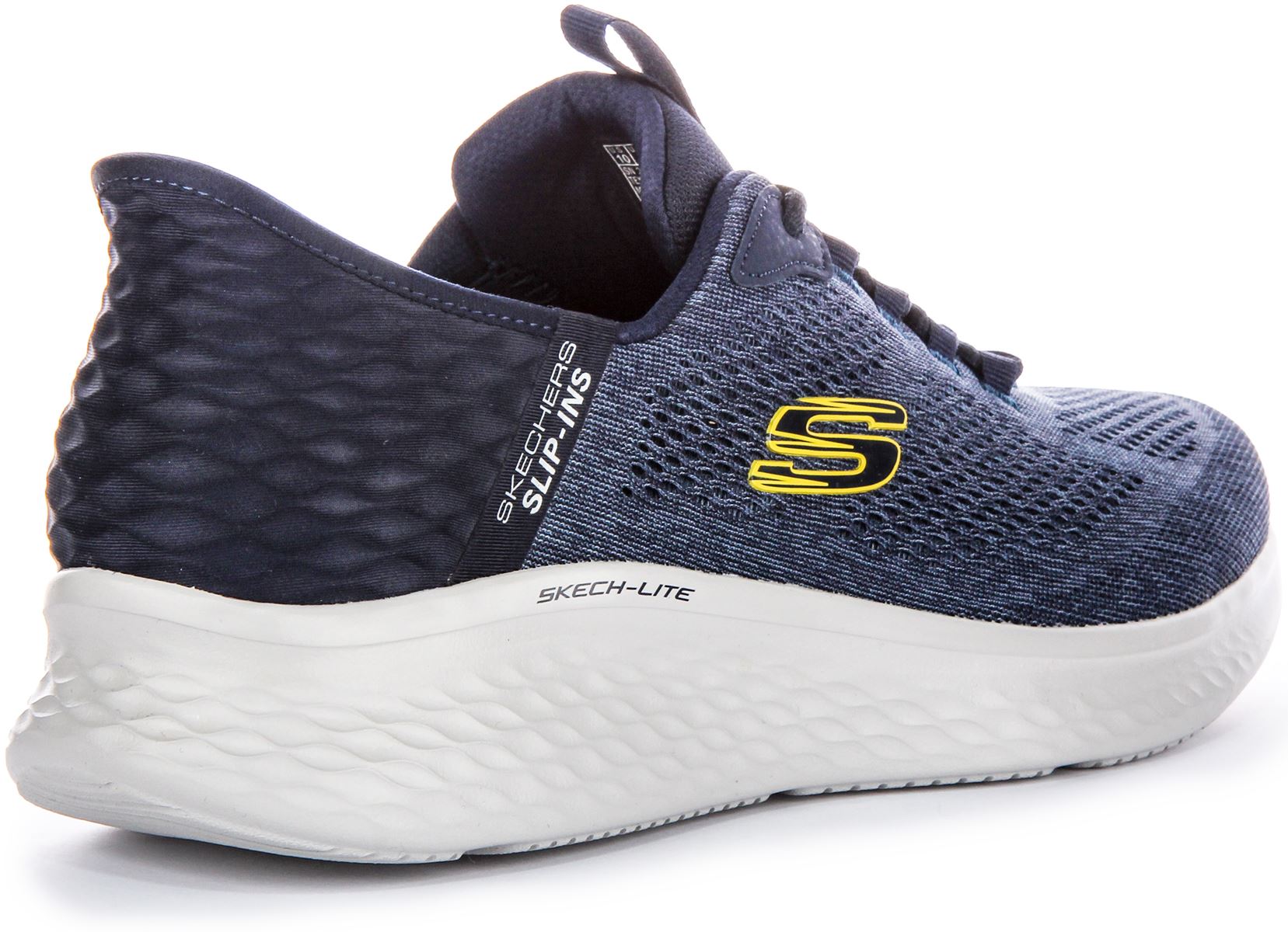 Skechers Skech-Lite Pro - Zapatillas para hombre, color azul marino y amarillo, talla EU 41-46