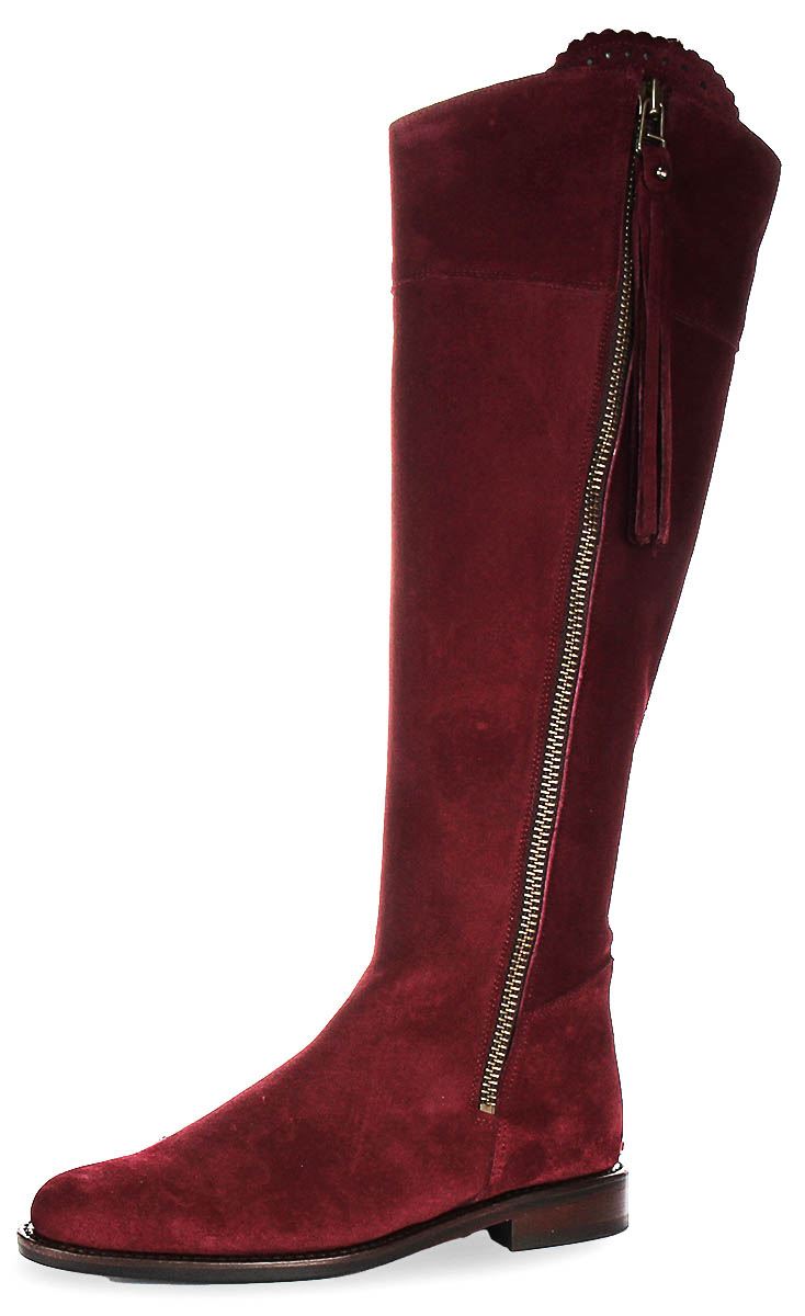 Justinreess England Valentina Sporty Tall Tassel Womens Boot Navy US 5 - 11 - Picture 18 of 37