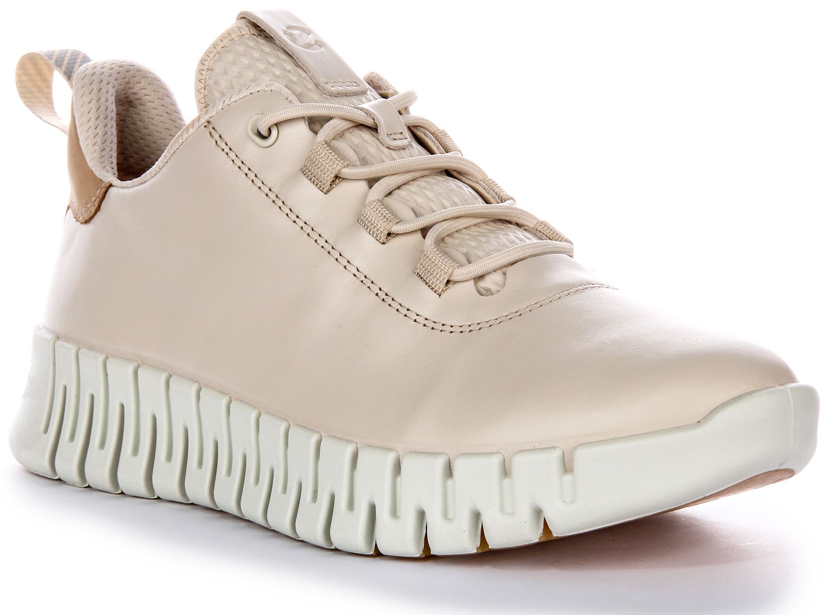 Ecco Gruuv Lace Up Erwachsene Damen Trainer Weiß EU 36-42