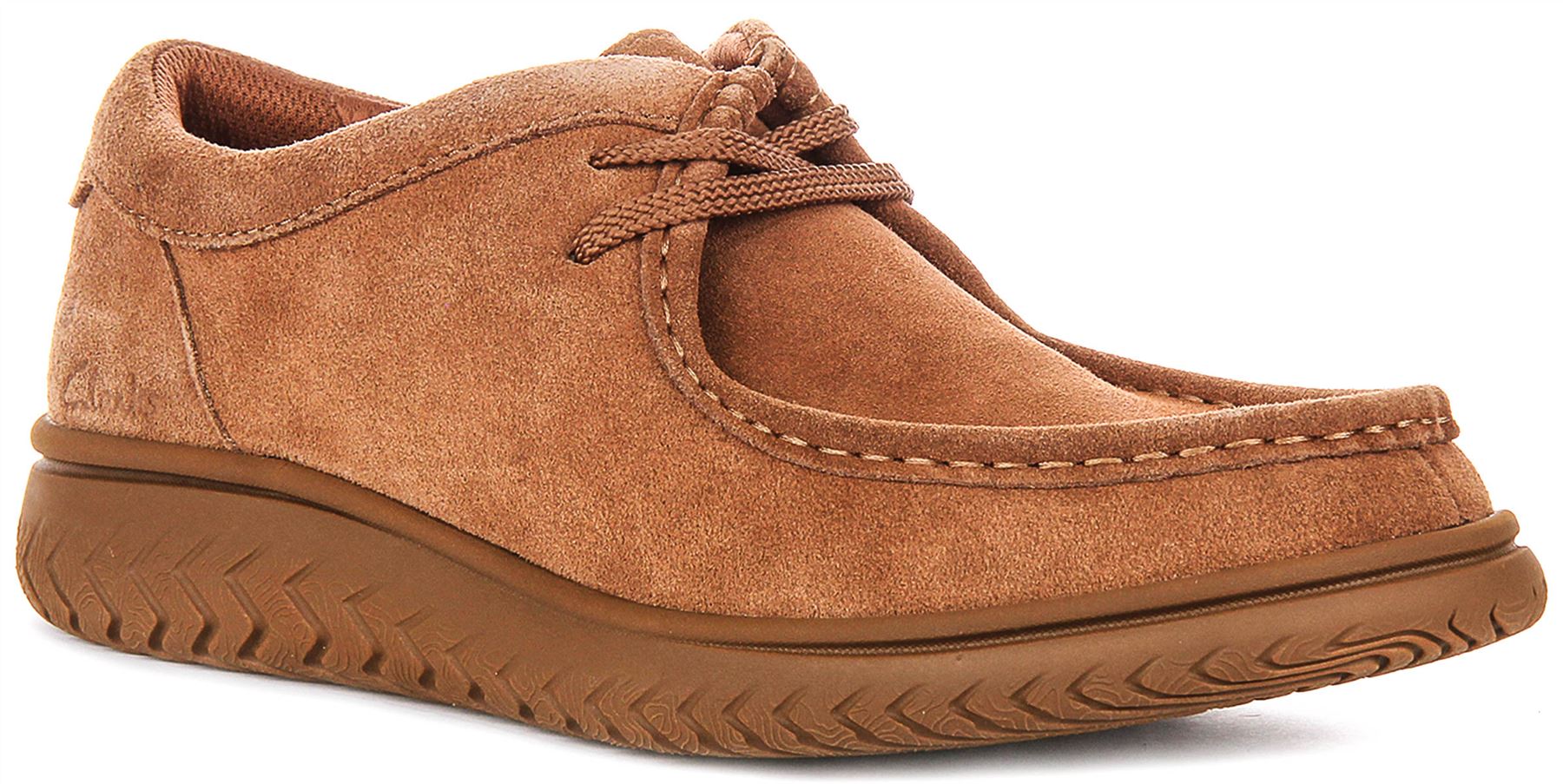 Clarks Relaxlite Niedrig Heritage Eva Sohle Wildleder Herren Freizeit Schuhe IN - Bild 8 von 13